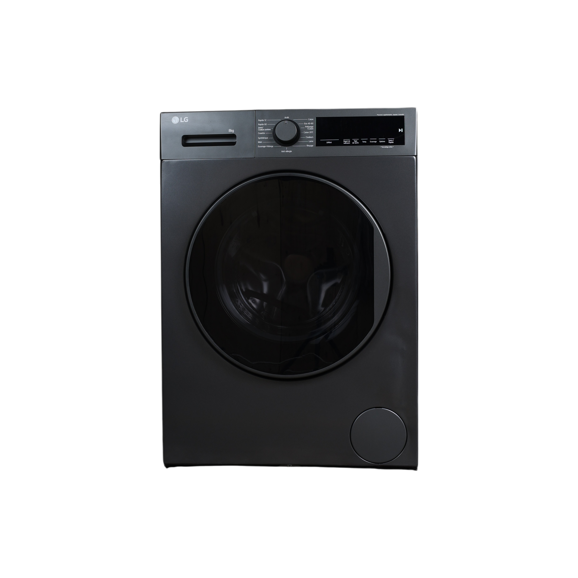 Lave-Linge Hublot 8 kg Reconditionné LG F82D14STS : vue de face