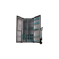 Réfrigérateur Américain 601 L Reconditionné HAIER HSW59F18EIPT : vue de l'intérieur