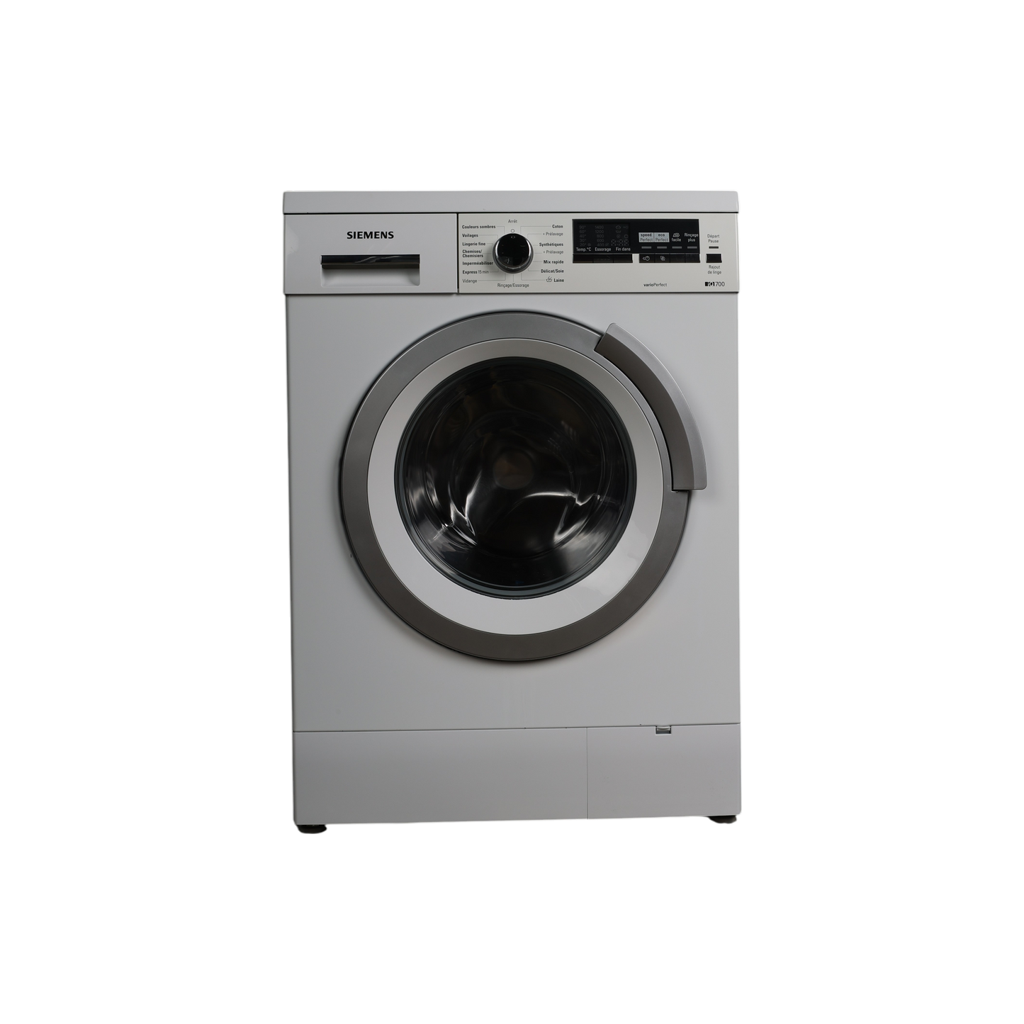 Lave-Linge Hublot 9 kg Reconditionné SIEMENS WM14S484FF : vue de face