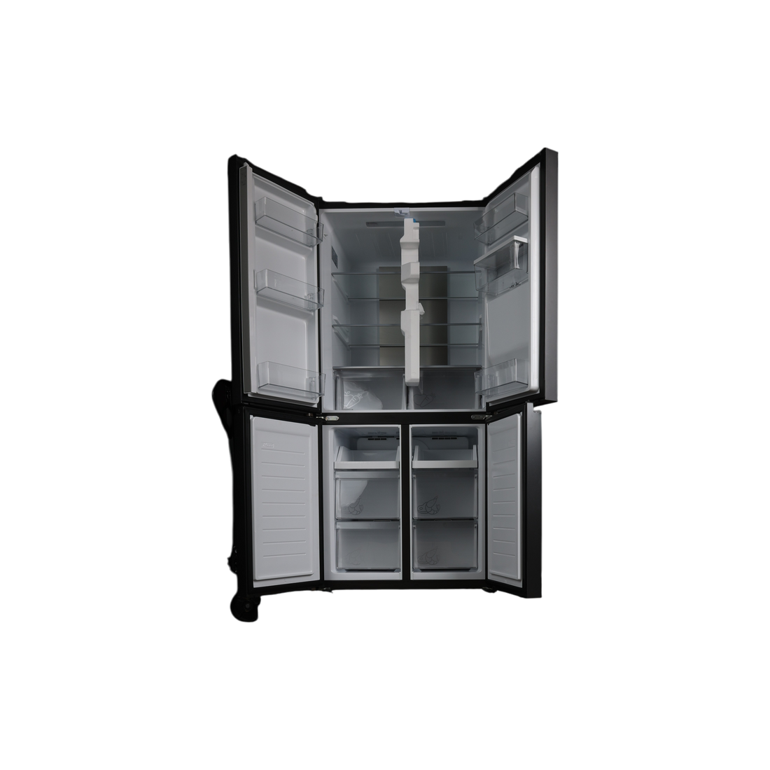 Réfrigérateur Multi-Portes 463 L Reconditionné CANDY CFQQ5T817EWPS : vue de l'intérieur