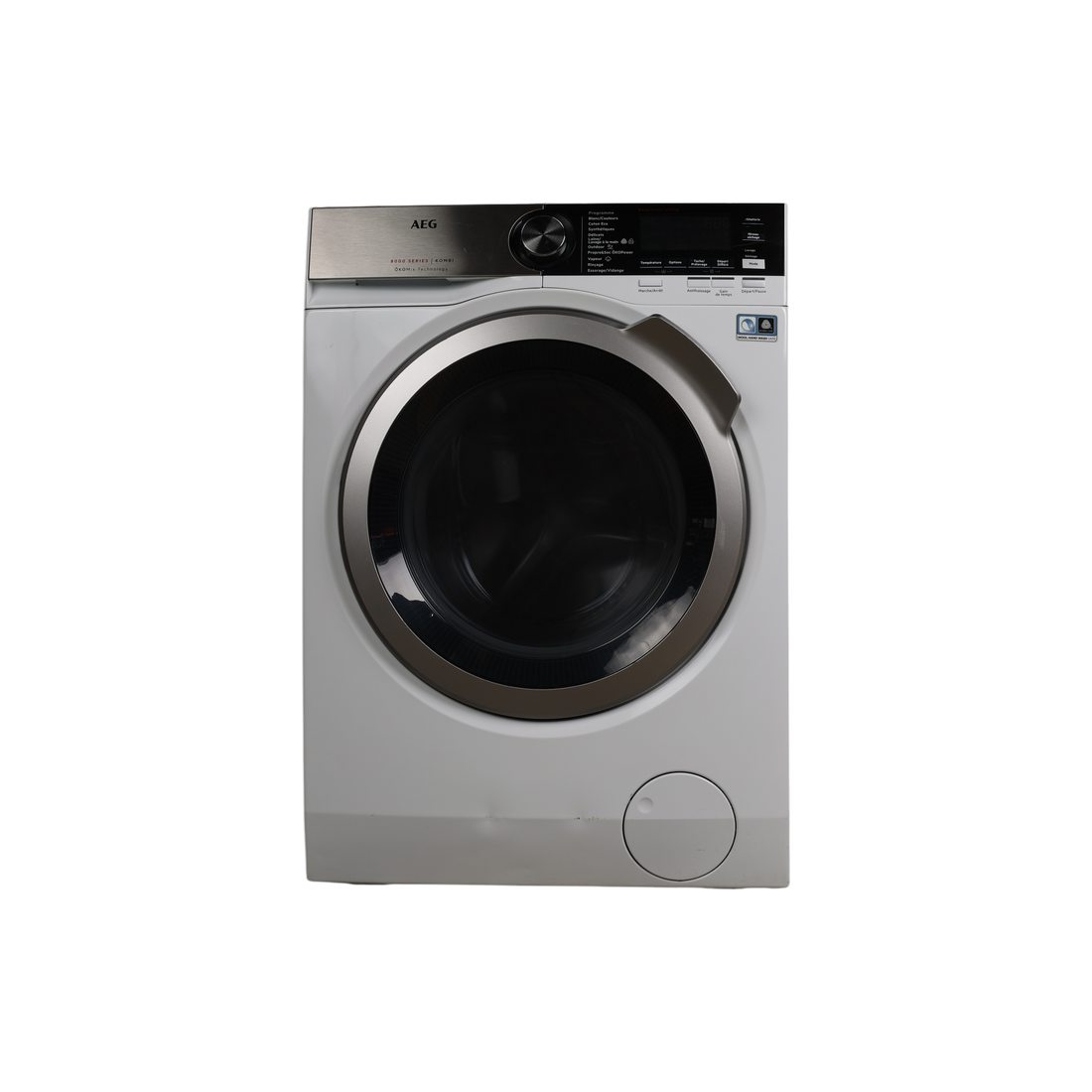 Lave-Linge Sechant 10 kg Reconditionné AEG L8WED164C : vue de face