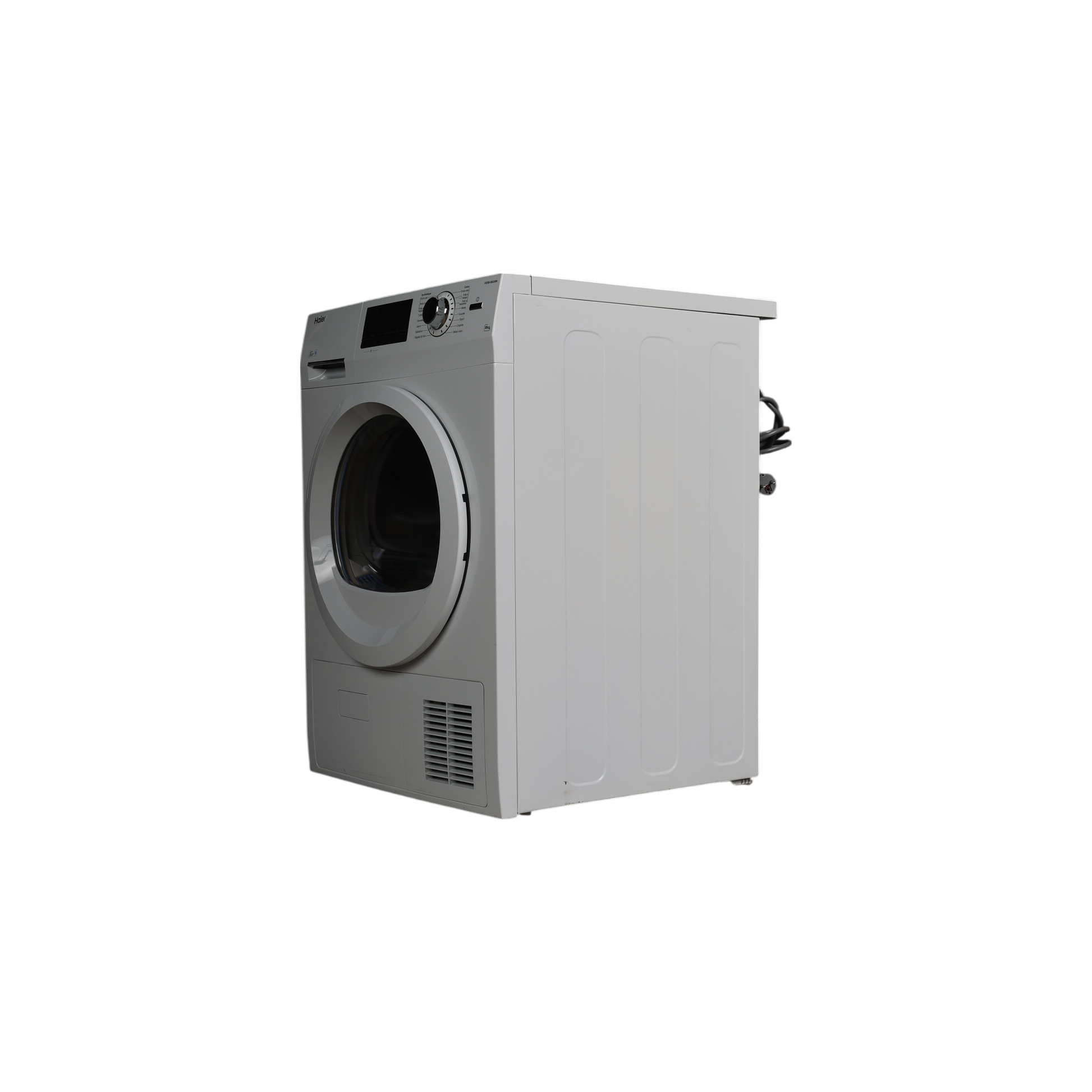Seche-Linge Condensation 8 kg Reconditionné HAIER HD80-B636W : vue du côté droit