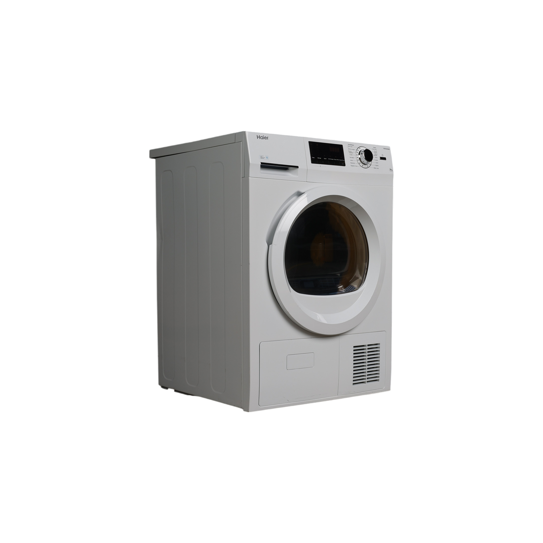 Seche-Linge Condensation 8 kg Reconditionné HAIER HD80-B636W : vue du côté gauche