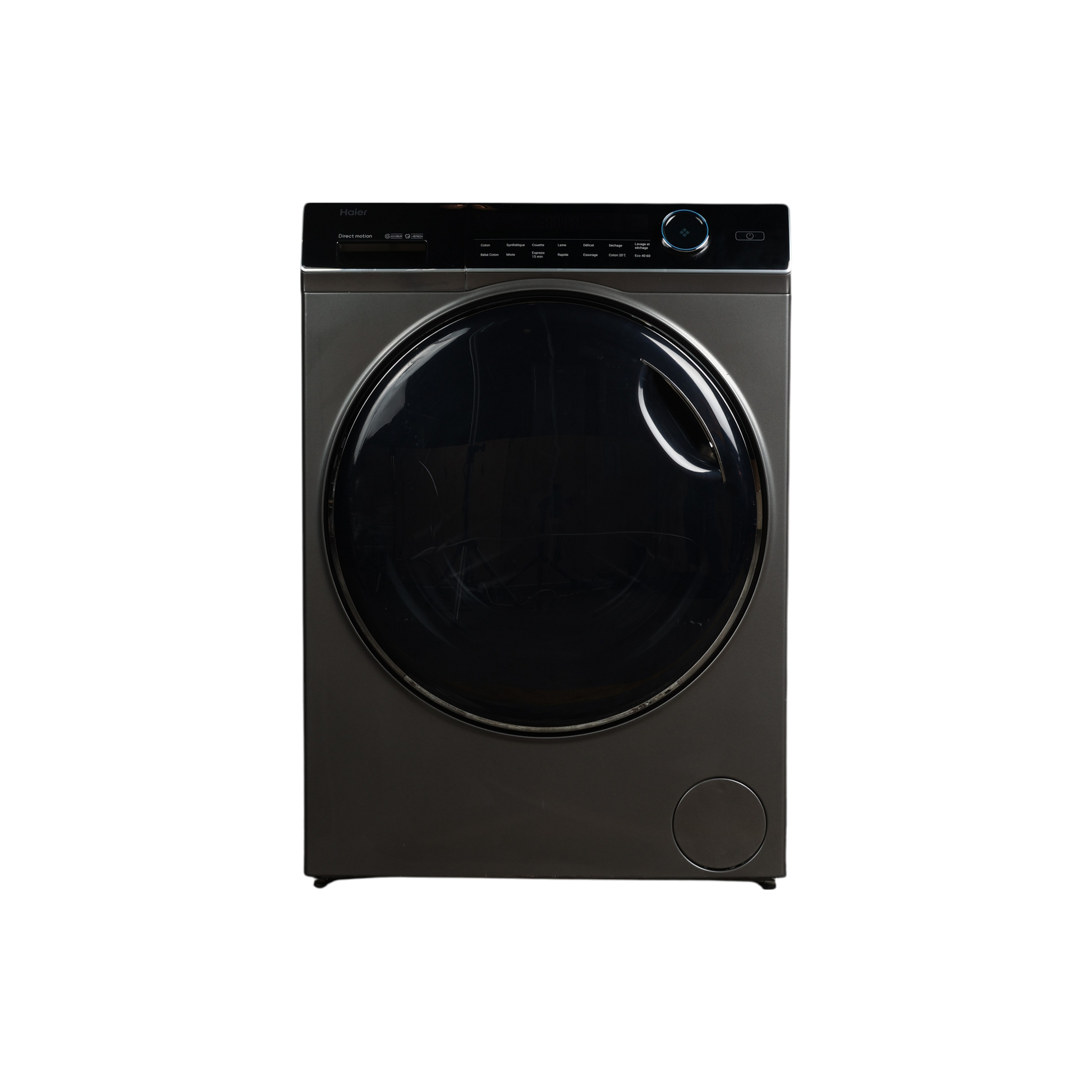 Lave-Linge Sechant 8 kg Reconditionné HAIER HWD80-B14979S : vue de face