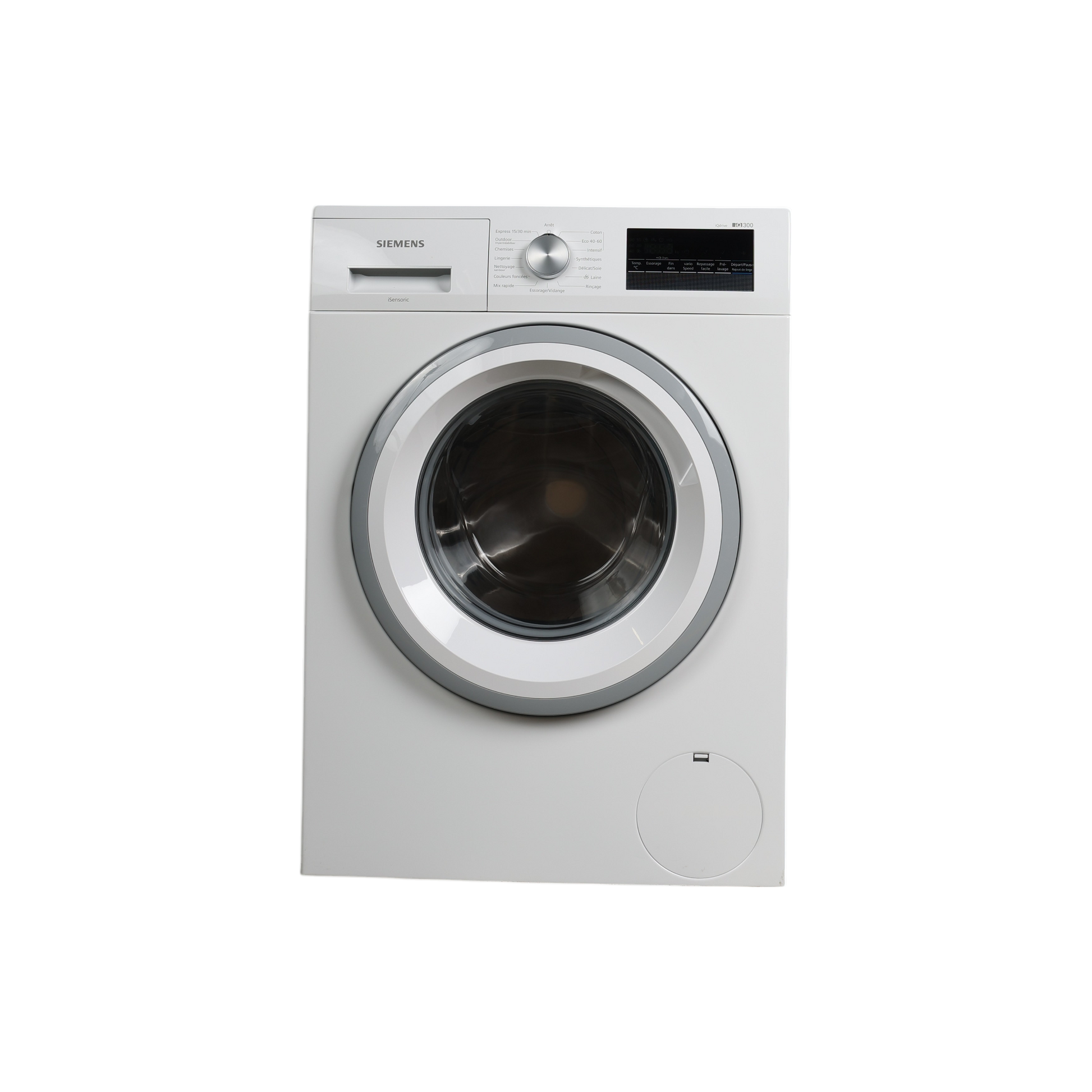 Lave-Linge Hublot 9 kg Reconditionné SIEMENS WM12N209FF : vue de face