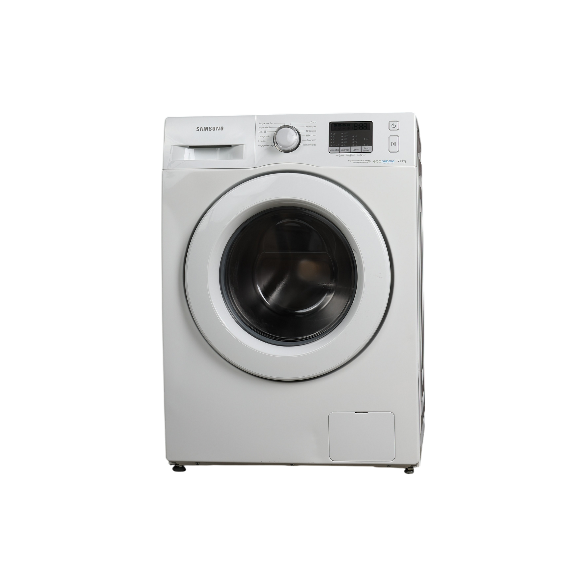 Lave-Linge Hublot 7 kg Reconditionné SAMSUNG WF70F5E0W4W : vue de face