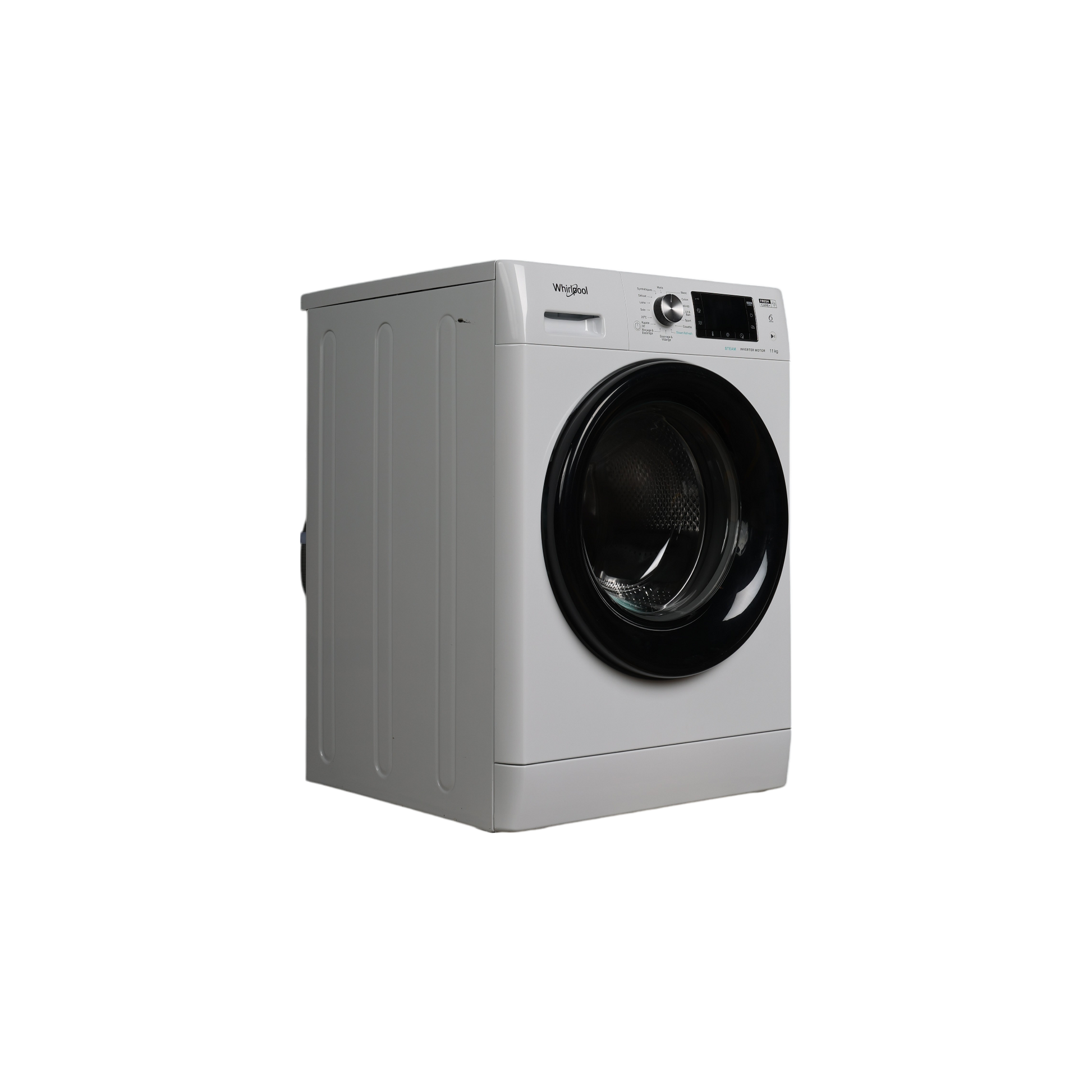 Lave-Linge Hublot 11 kg Reconditionné WHIRLPOOL FFDB11469BVFR : vue du côté gauche