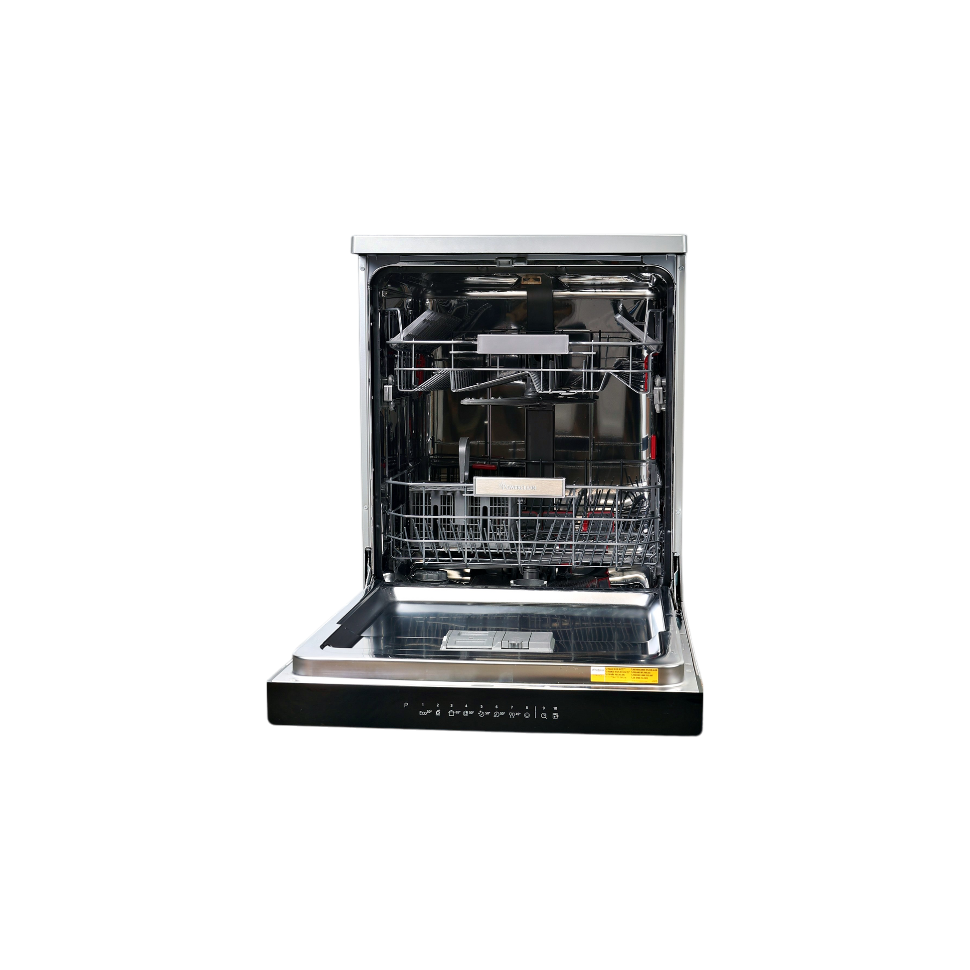 Lave-Vaisselle Pose Libre 14 Cvts Reconditionné WHIRLPOOL WFO3T121PX : vue de l'intérieur
