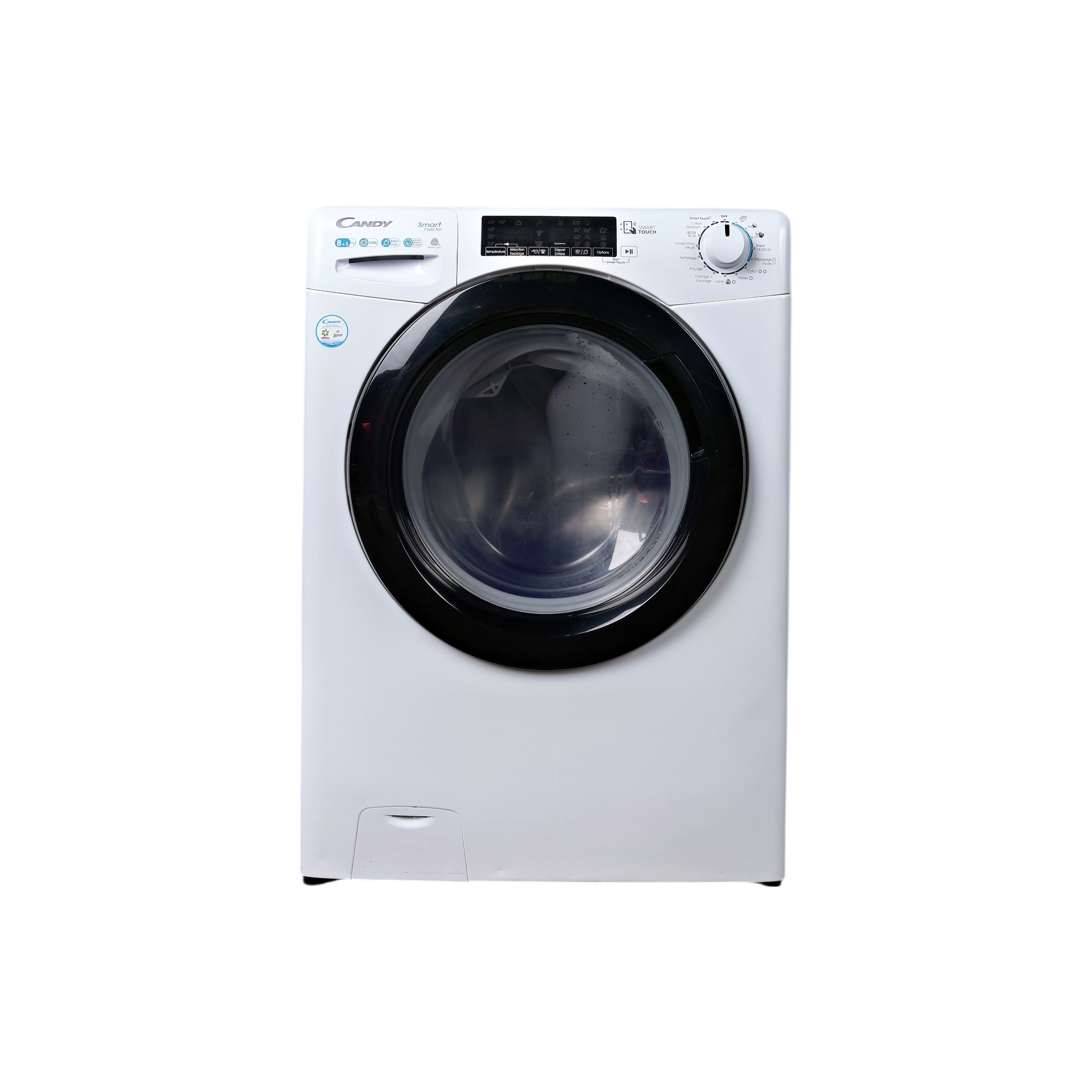 Lave-Linge Sechant 8 kg Reconditionné CANDY CSWS485TWMBE-47 : vue de face