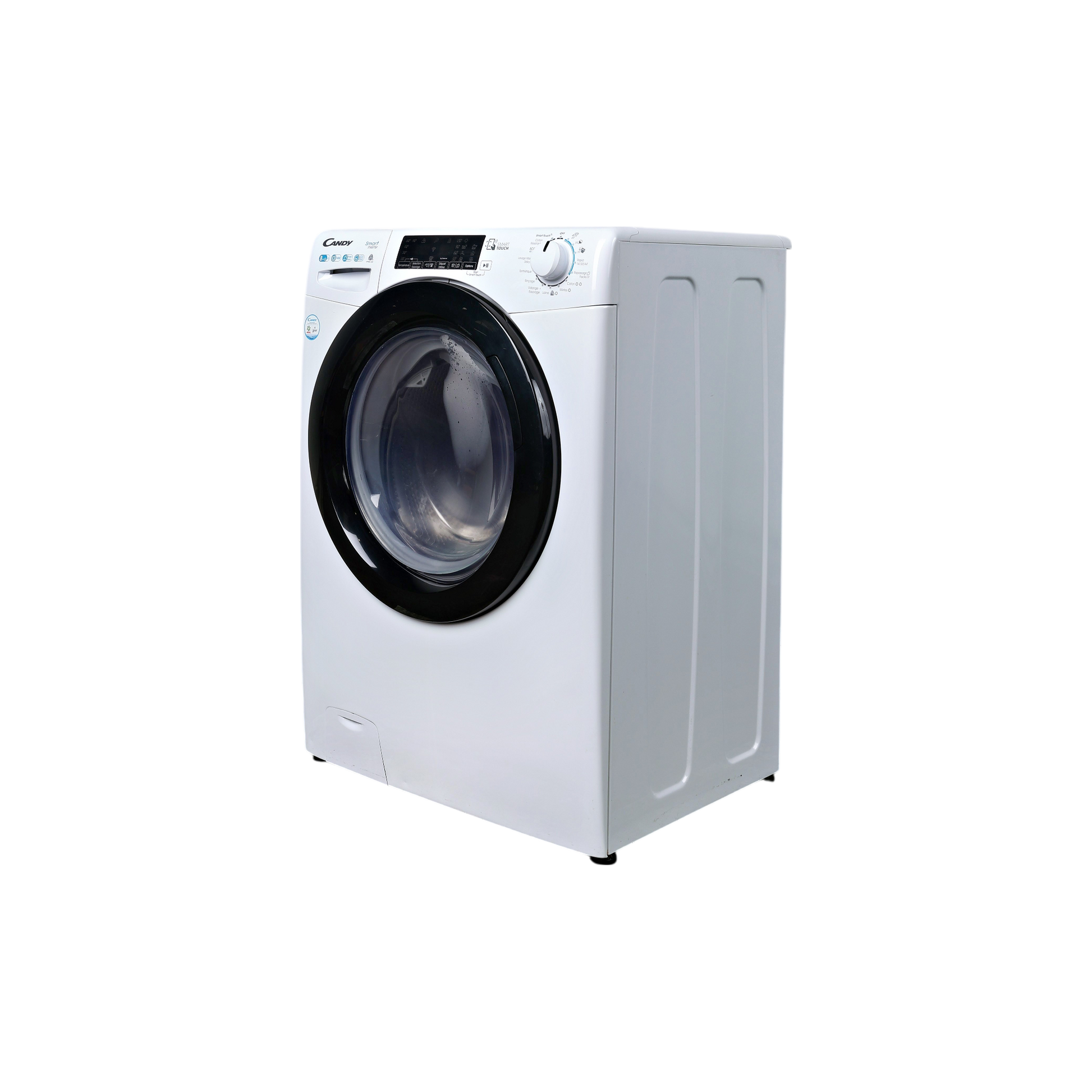 Lave-Linge Sechant 8 kg Reconditionné CANDY CSWS485TWMBE-47 : vue du côté gauche