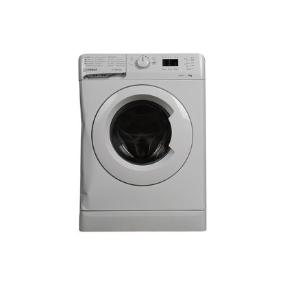 Lave-Linge Hublot 7 kg Reconditionné INDESIT MTWA71252WEE : vue de face