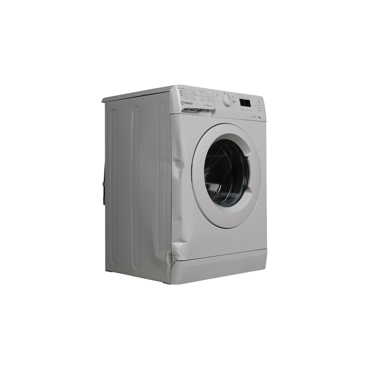 Lave-Linge Hublot 7 kg Reconditionné INDESIT MTWA71252WEE : vue du côté gauche