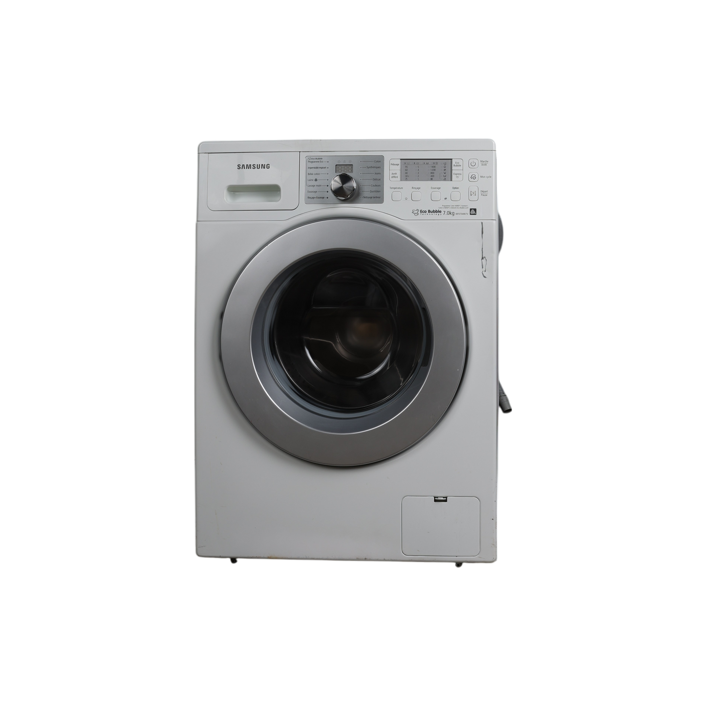 Lave-Linge Hublot 7 kg Reconditionné SAMSUNG WF0704W7V : vue de face