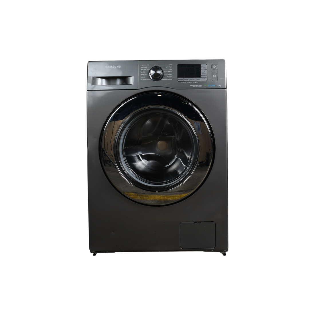 Lave-Linge Hublot 7 kg Reconditionné SAMSUNG WF70F5E5W4X : vue de face