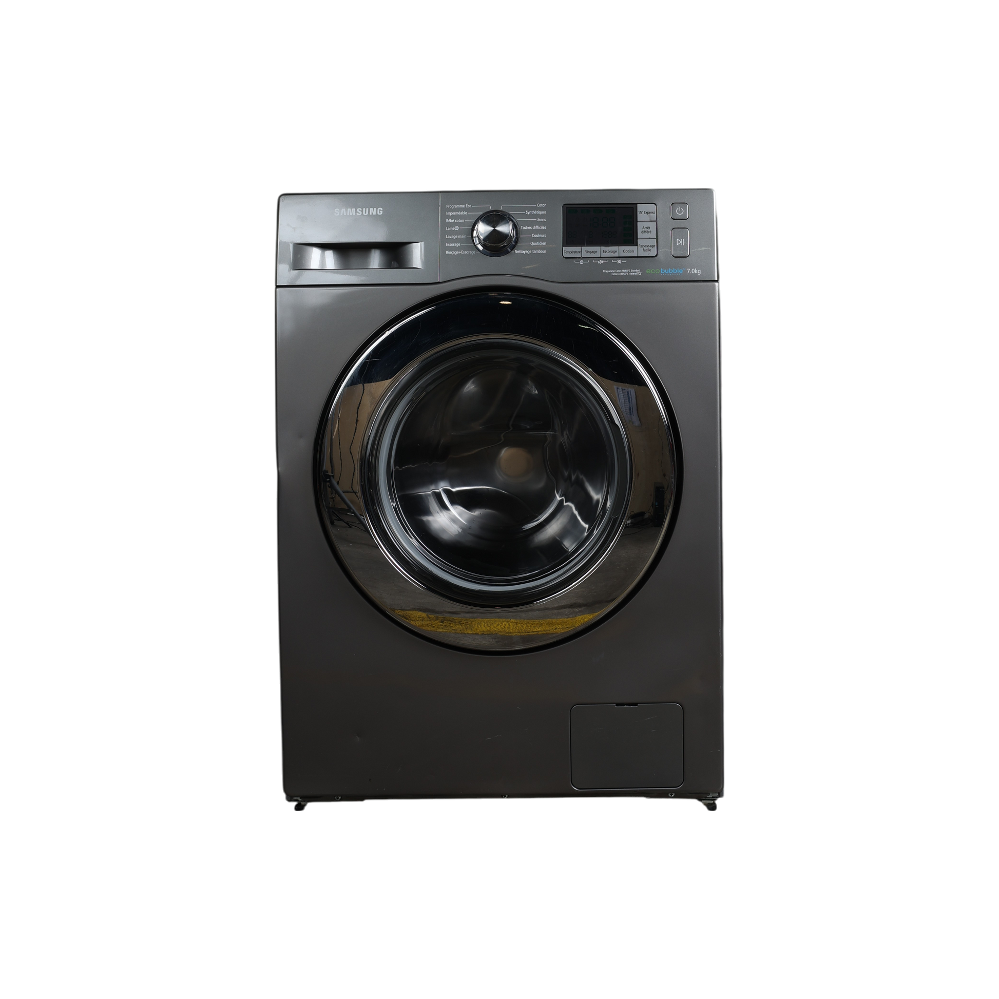 Lave-Linge Hublot 7 kg Reconditionné SAMSUNG WF70F5E5W4X : vue de face