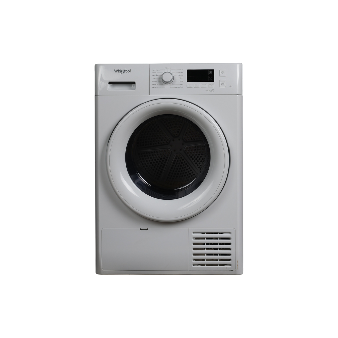 Seche-Linge Pompe À Chaleur 8 kg Reconditionné WHIRLPOOL FTM1182FR : vue de face