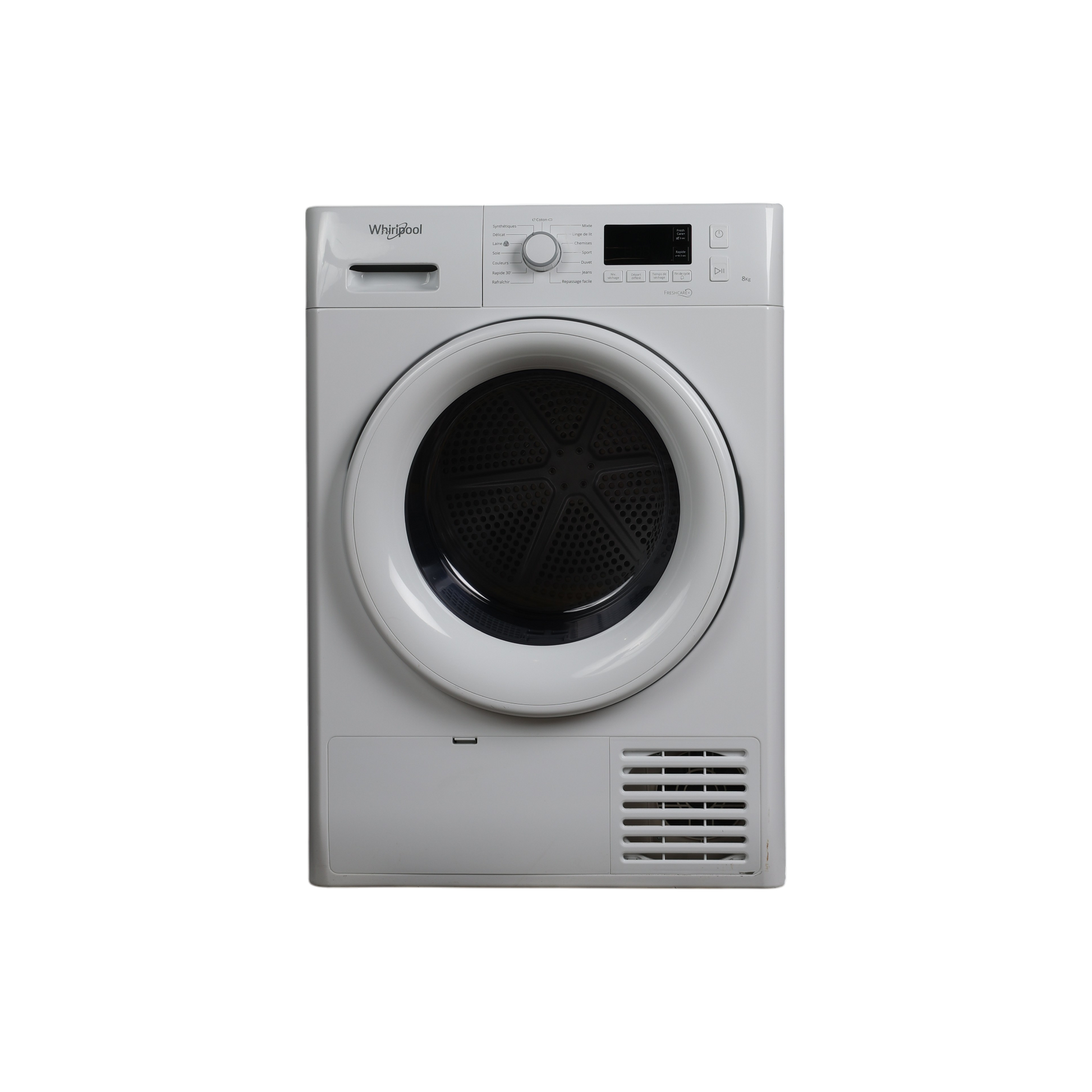 Seche-Linge Pompe À Chaleur 8 kg Reconditionné WHIRLPOOL FTM1182FR : vue de face