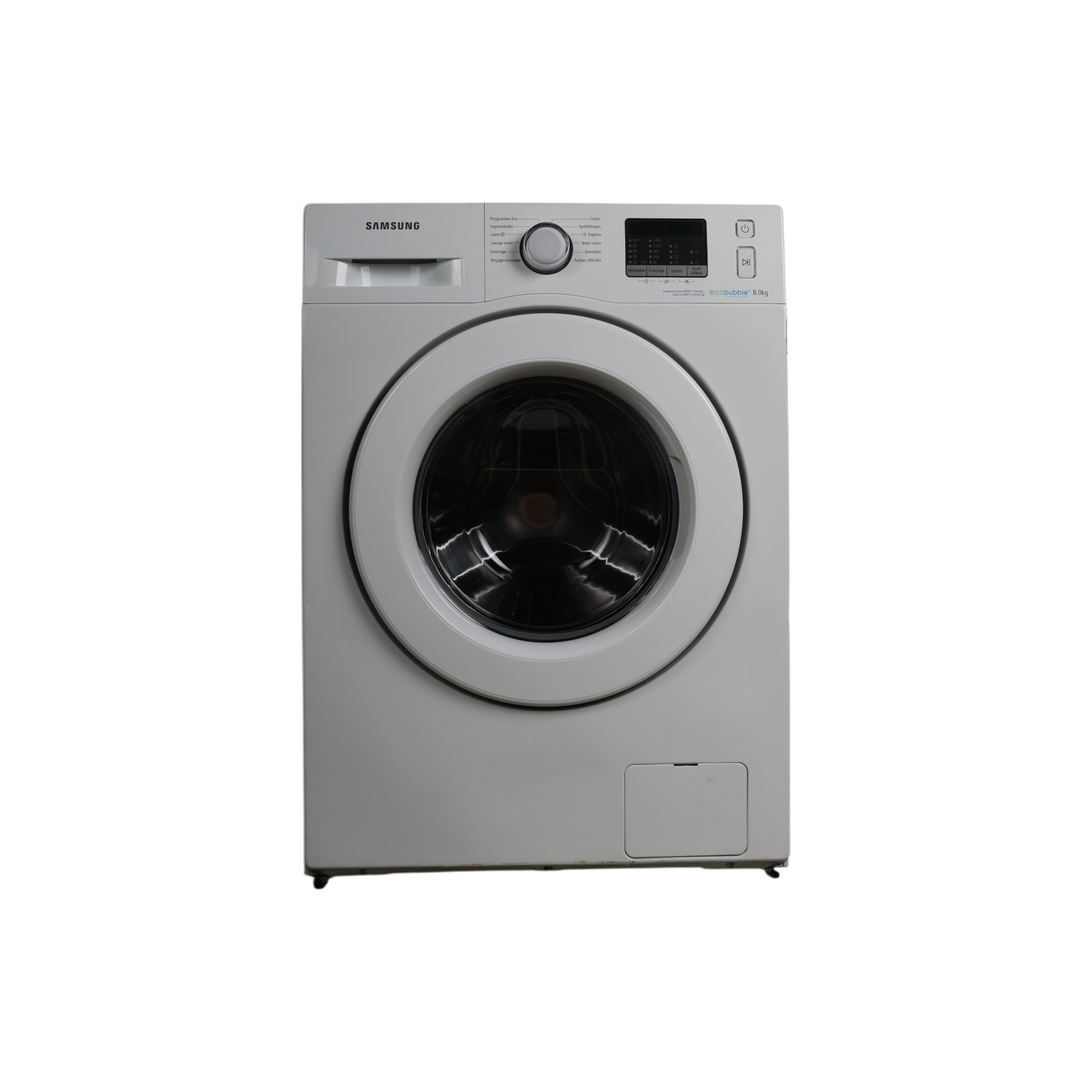 Lave-Linge Hublot 8 kg Reconditionné SAMSUNG WF80F5E0W4W : vue de face