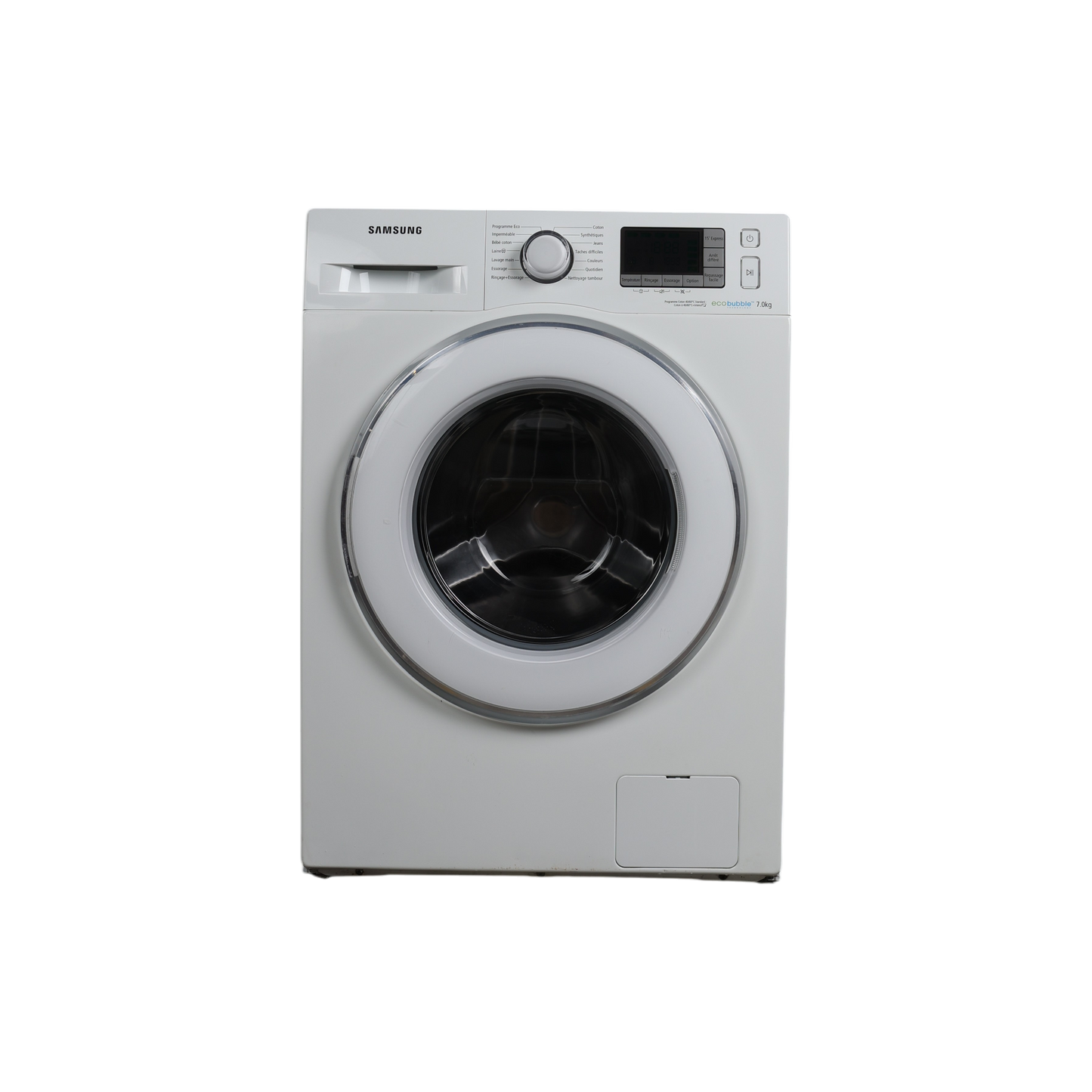 Lave-Linge Hublot 7 kg Reconditionné SAMSUNG WF70F5E5W4W : vue de face