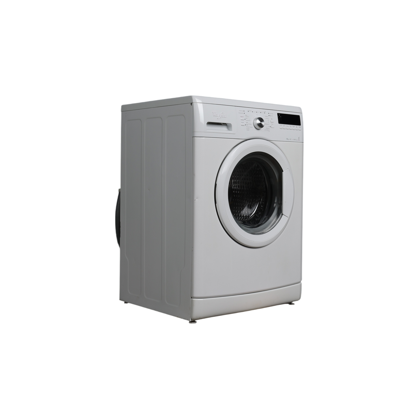 Lave-Linge Hublot 9 kg Reconditionné WHIRLPOOL AWOD 4938 : vue du côté gauche