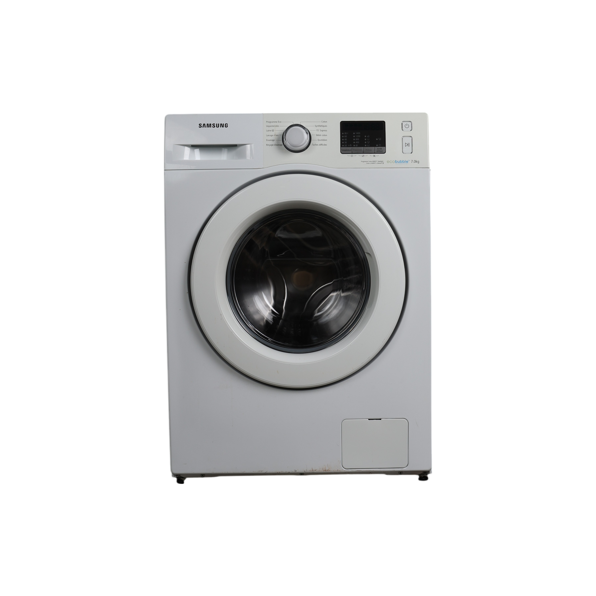 Lave-Linge Hublot 7 kg Reconditionné SAMSUNG WF70F5E0W4W : vue de face