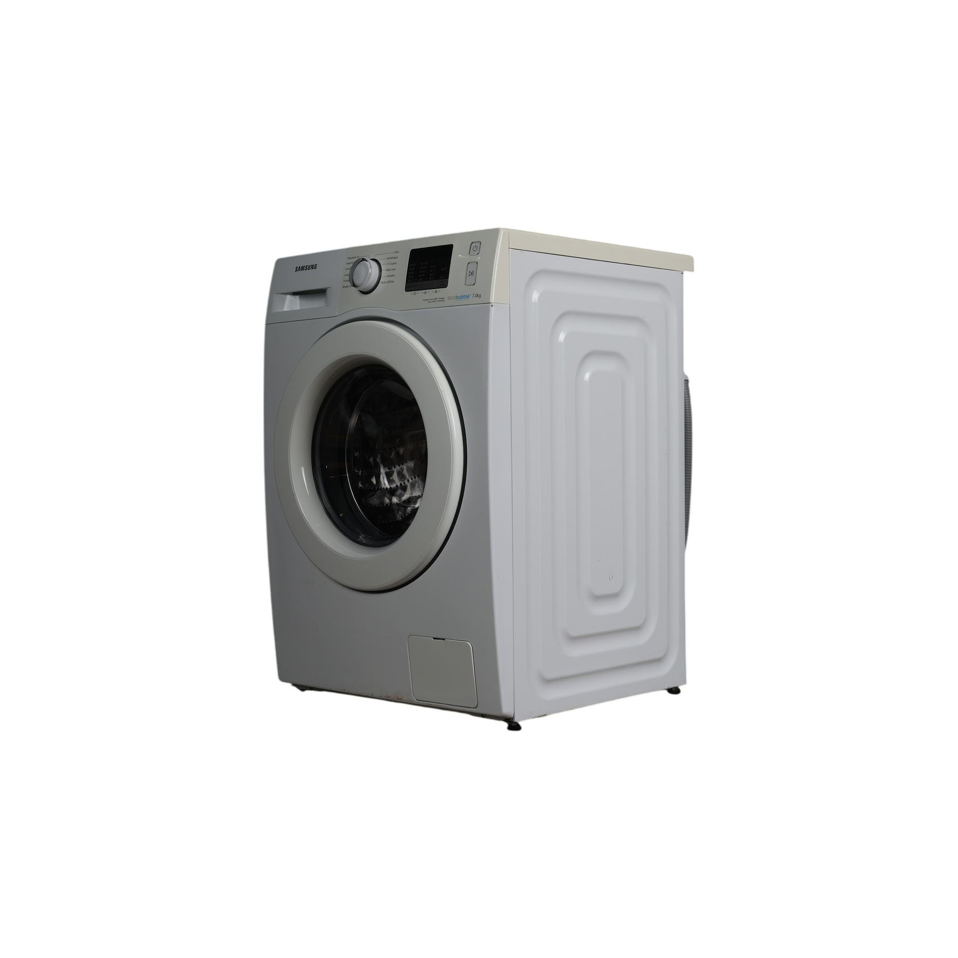 Lave-Linge Hublot 7 kg Reconditionné SAMSUNG WF70F5E0W4W : vue du côté droit