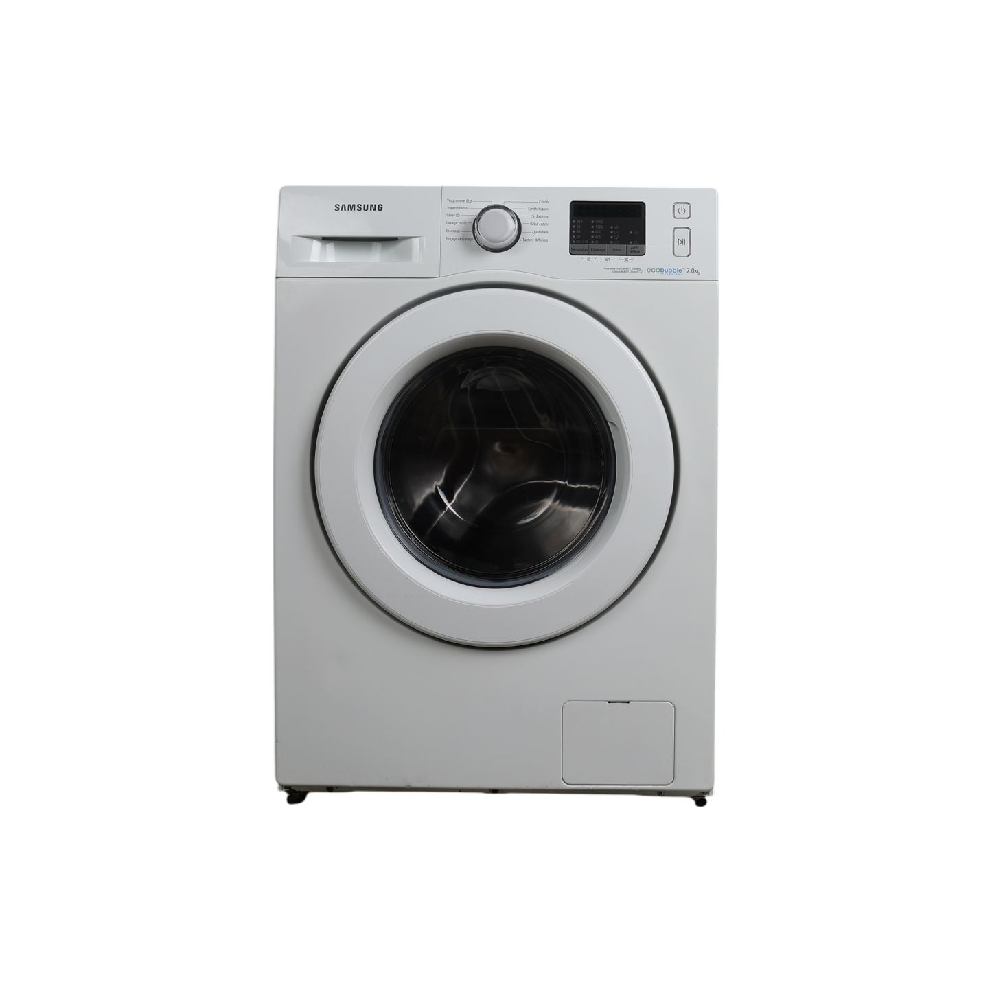 Lave-Linge Hublot 7 kg Reconditionné SAMSUNG WF70F5E0W4W : vue de face