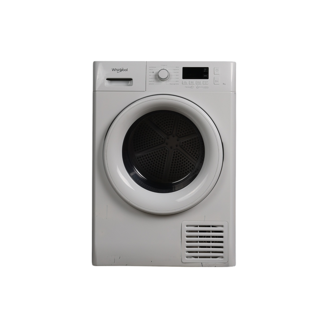 Seche-Linge Pompe À Chaleur 8 kg Reconditionné WHIRLPOOL FTM118X2YFR : vue de face