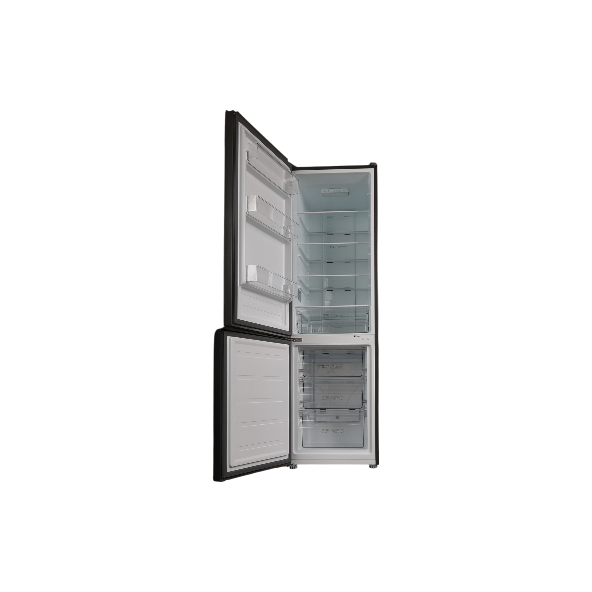 Réfrigérateur Avec Congélateur 282 L Reconditionné TCL RF282BSE0 : vue de l'intérieur