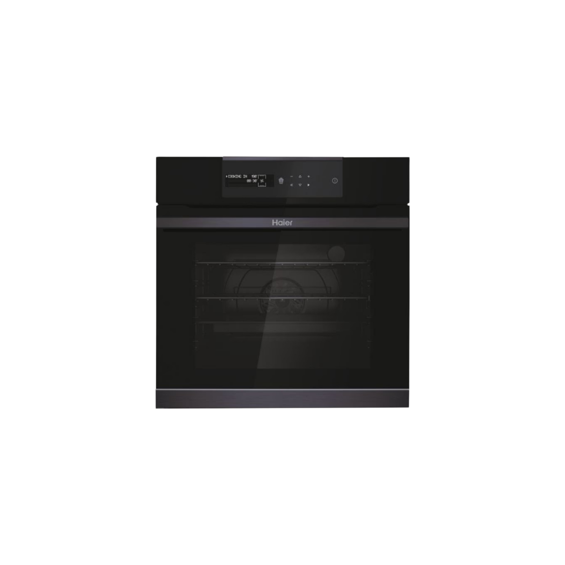 Four Chaleur Tournante 70 L Reconditionné HAIER HWO60SM5B9BH : vue de face