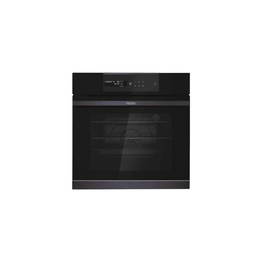 Four Chaleur Tournante 70 L Reconditionné HAIER HWO60SM5B9BH : vue de face