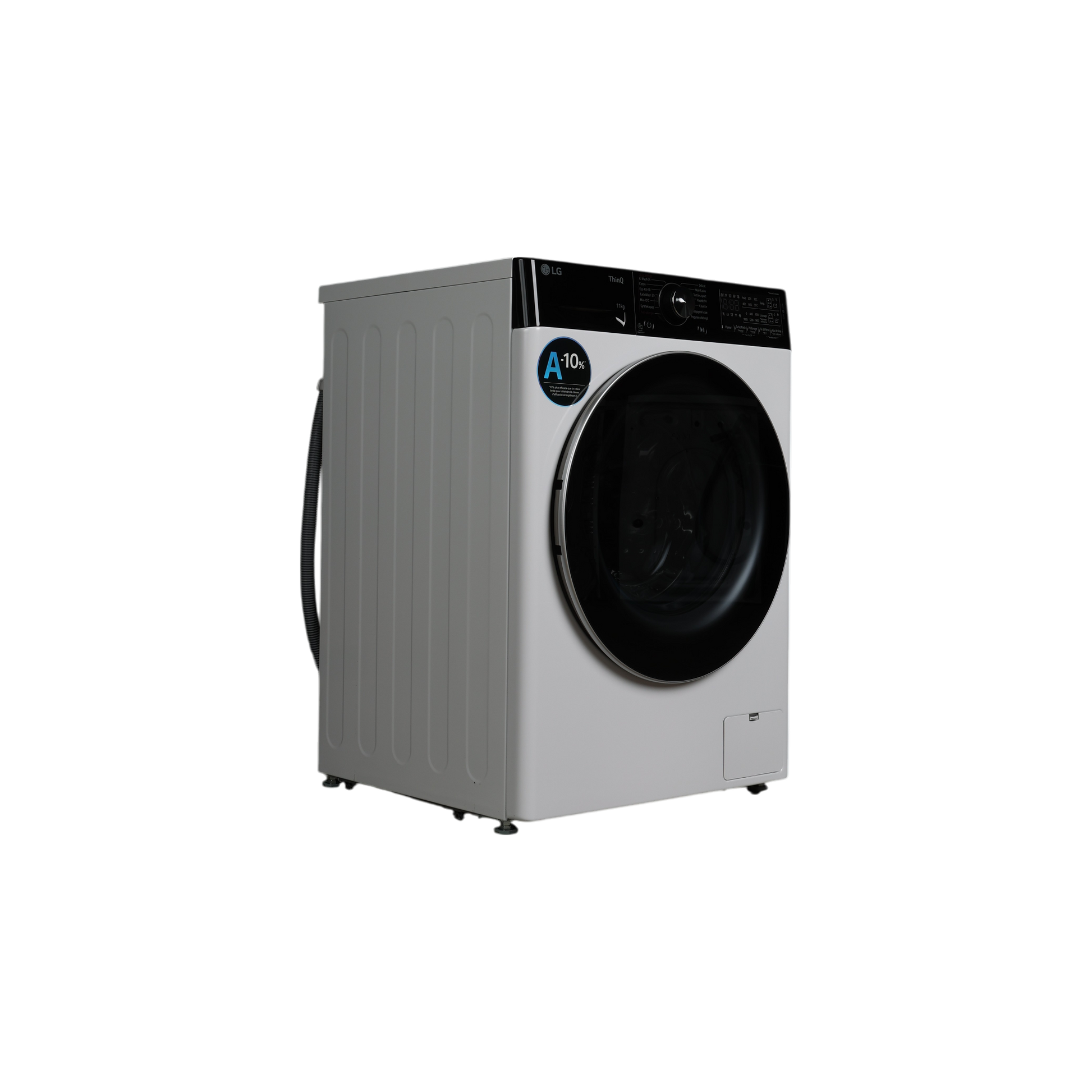 Lave-Linge Hublot 11 kg Reconditionné LG F14R78WSTA : vue du côté gauche