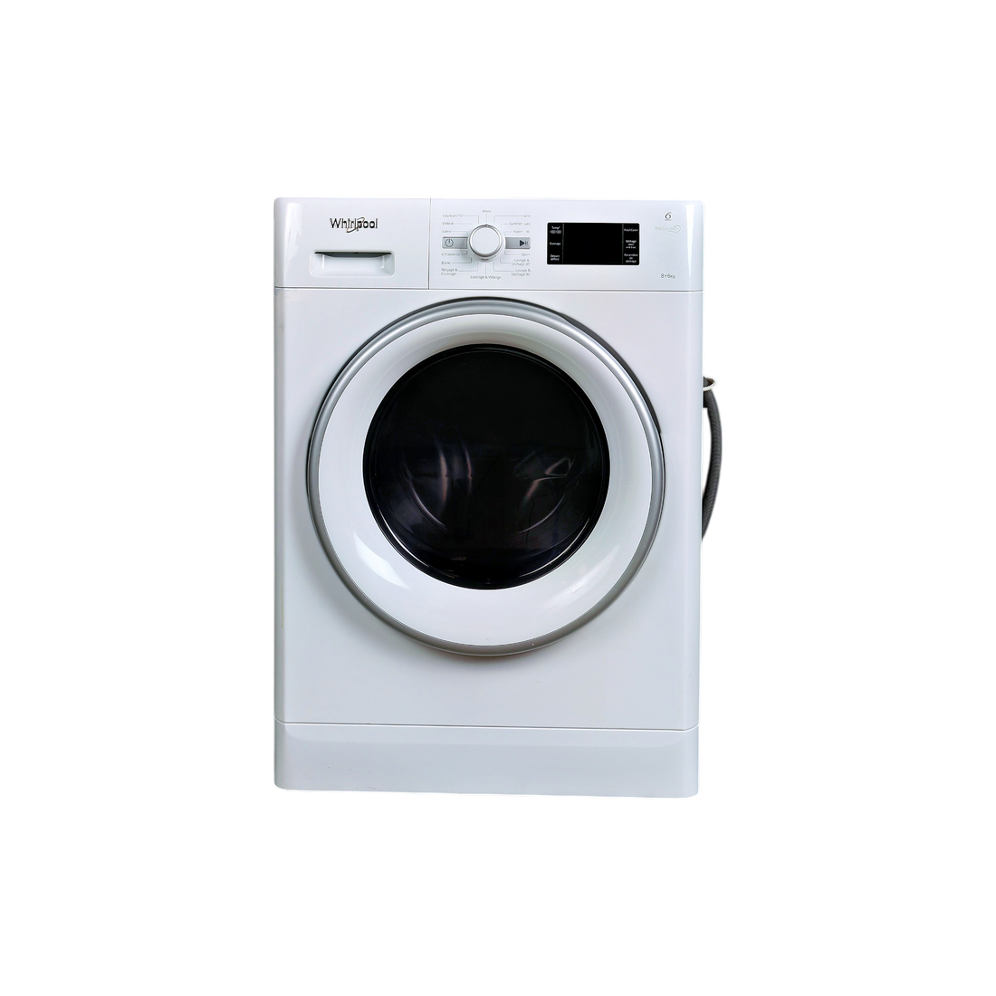 Lave-Linge Sechant 8 kg Reconditionné WHIRLPOOL FWDG86148WSFR : vue de face