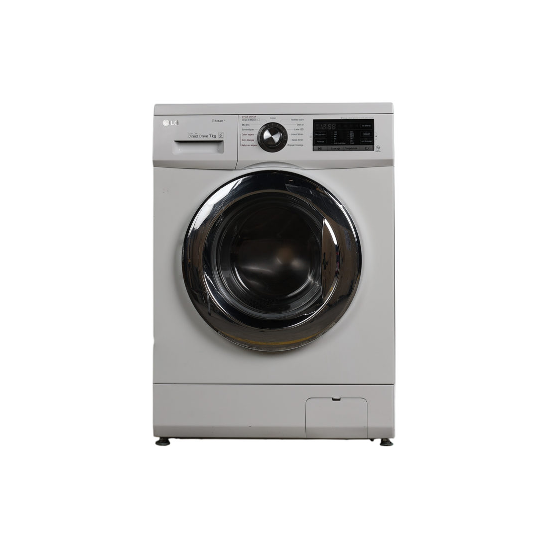 Lave-Linge Hublot 7 kg Reconditionné LG F74G62WHS : vue de face