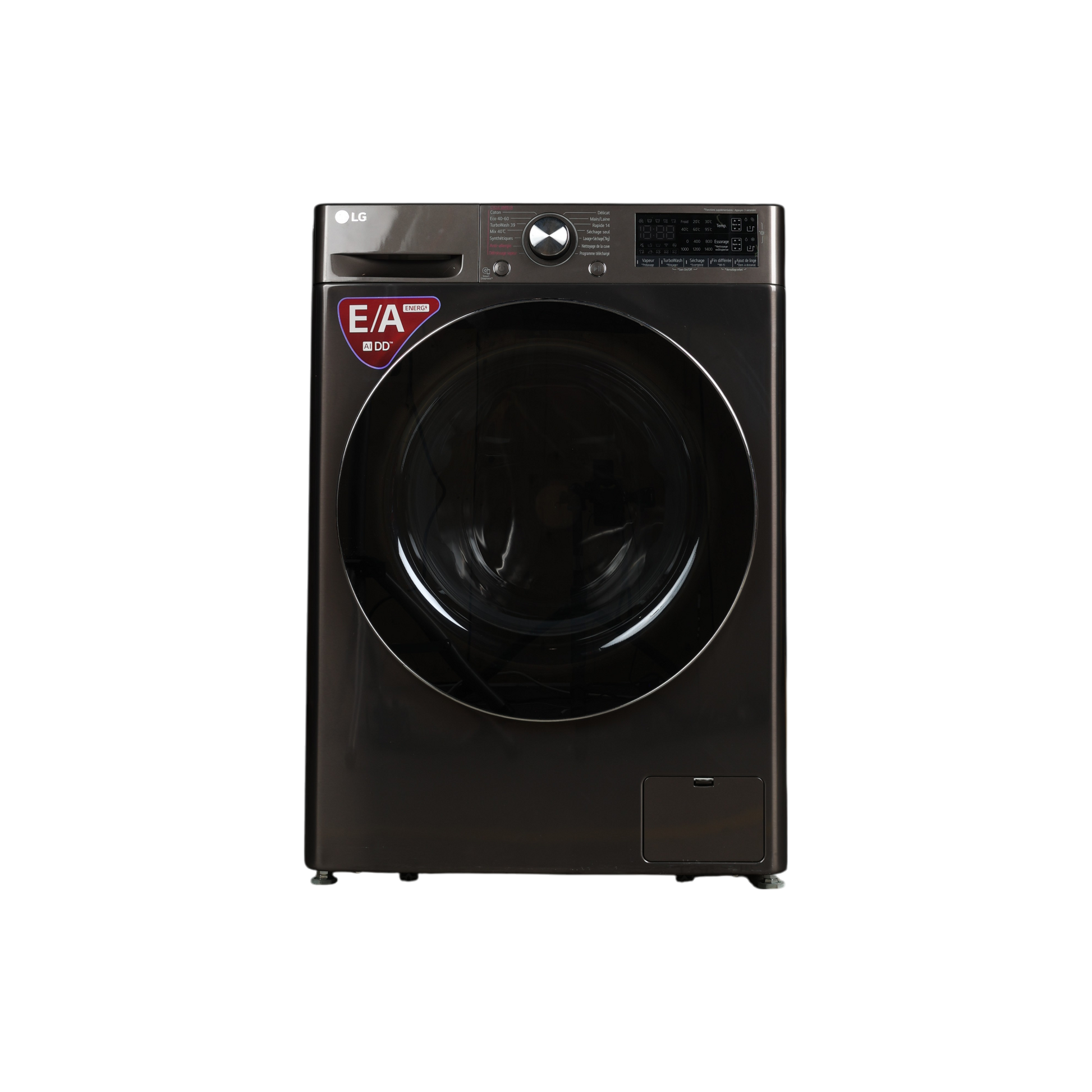 Lave-Linge Sechant 10.5 kg Reconditionné LG F174V72BSTA : vue de face