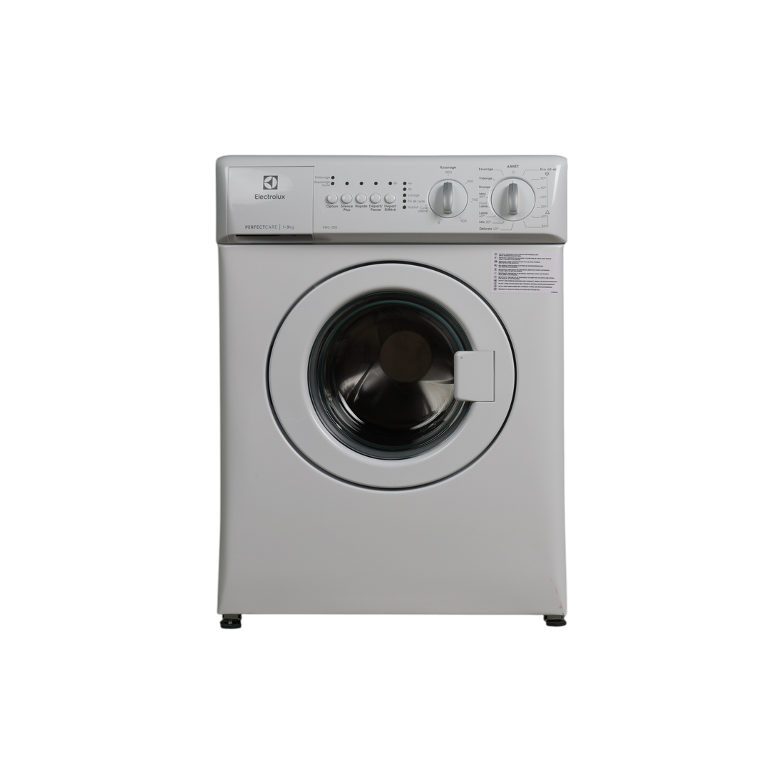 Lave-Linge Hublot 3 kg Reconditionné ELECTROLUX EWC1352 : vue de face