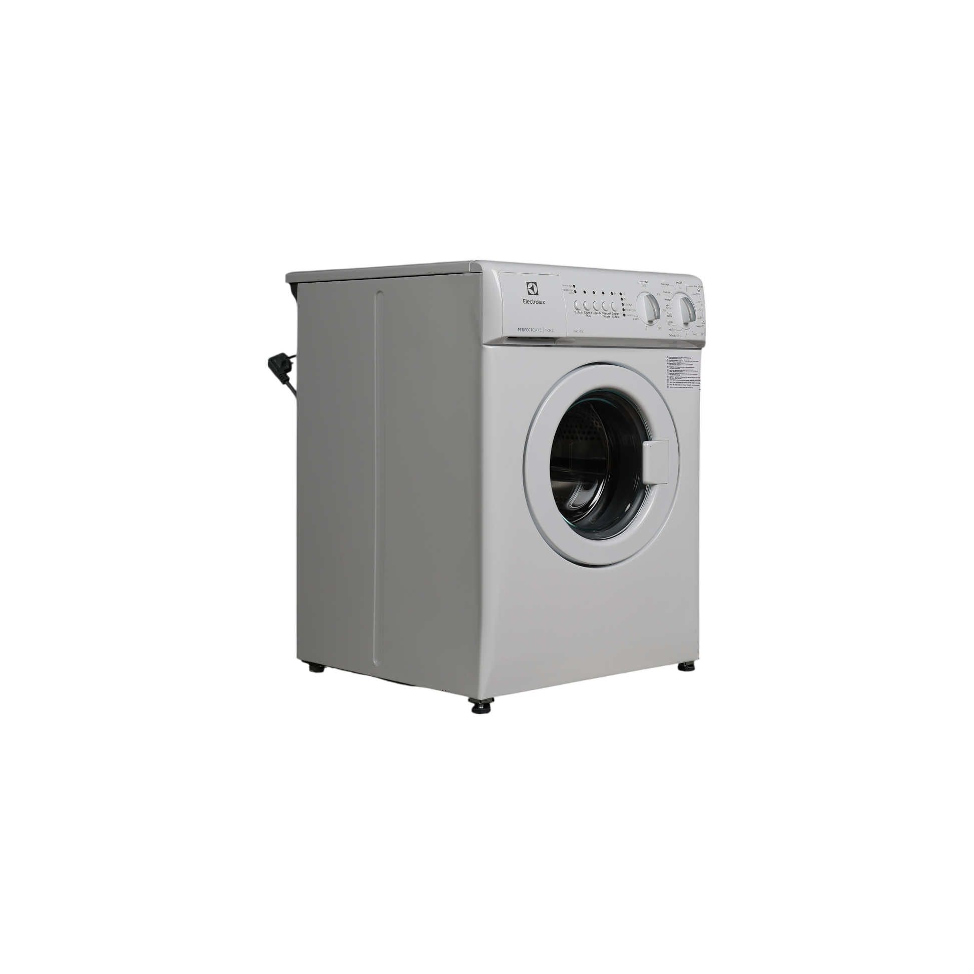 Lave-Linge Hublot 3 kg Reconditionné ELECTROLUX EWC1352 : vue du côté gauche