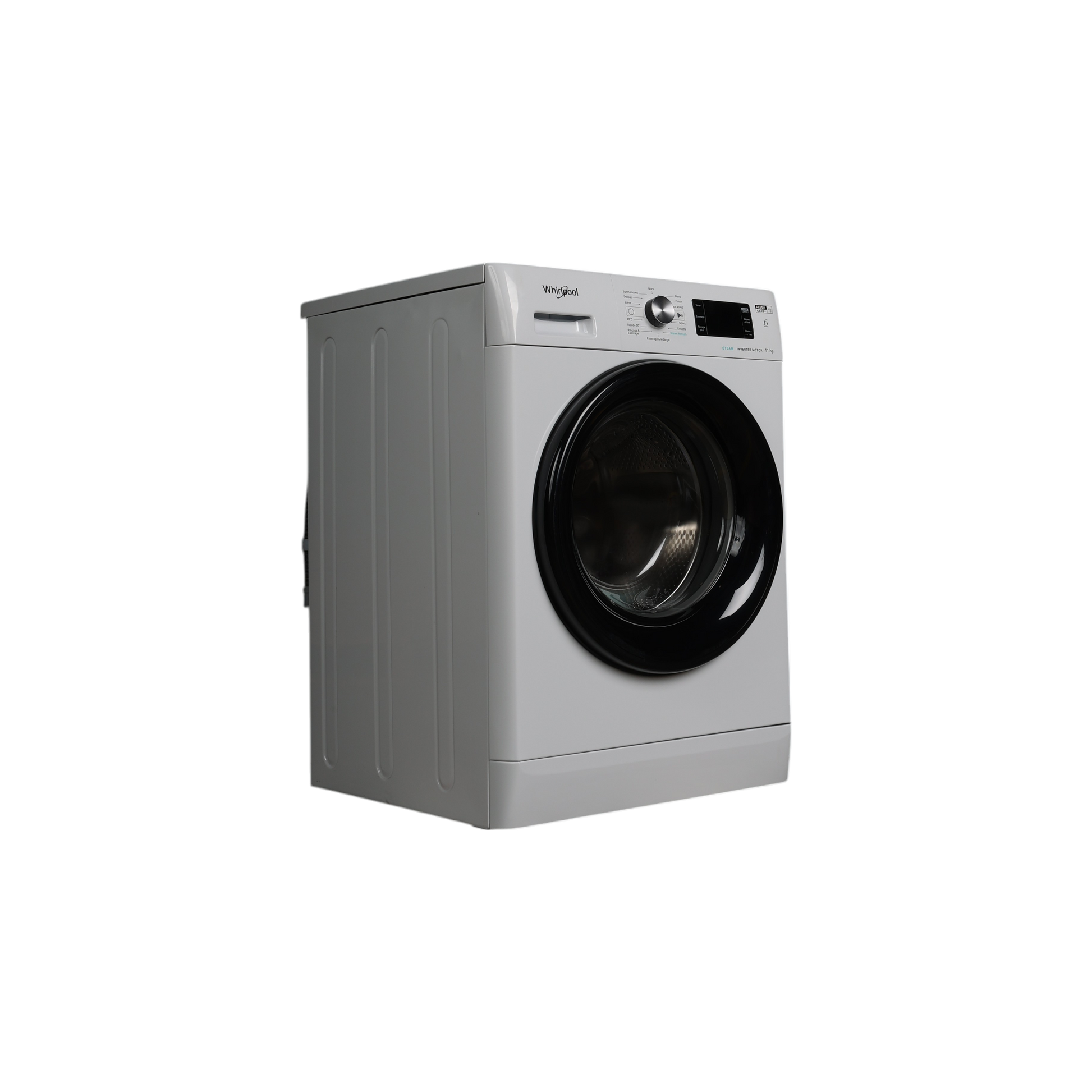 Lave-Linge Hublot 11 kg Reconditionné WHIRLPOOL FFBD11469BVFR : vue du côté gauche