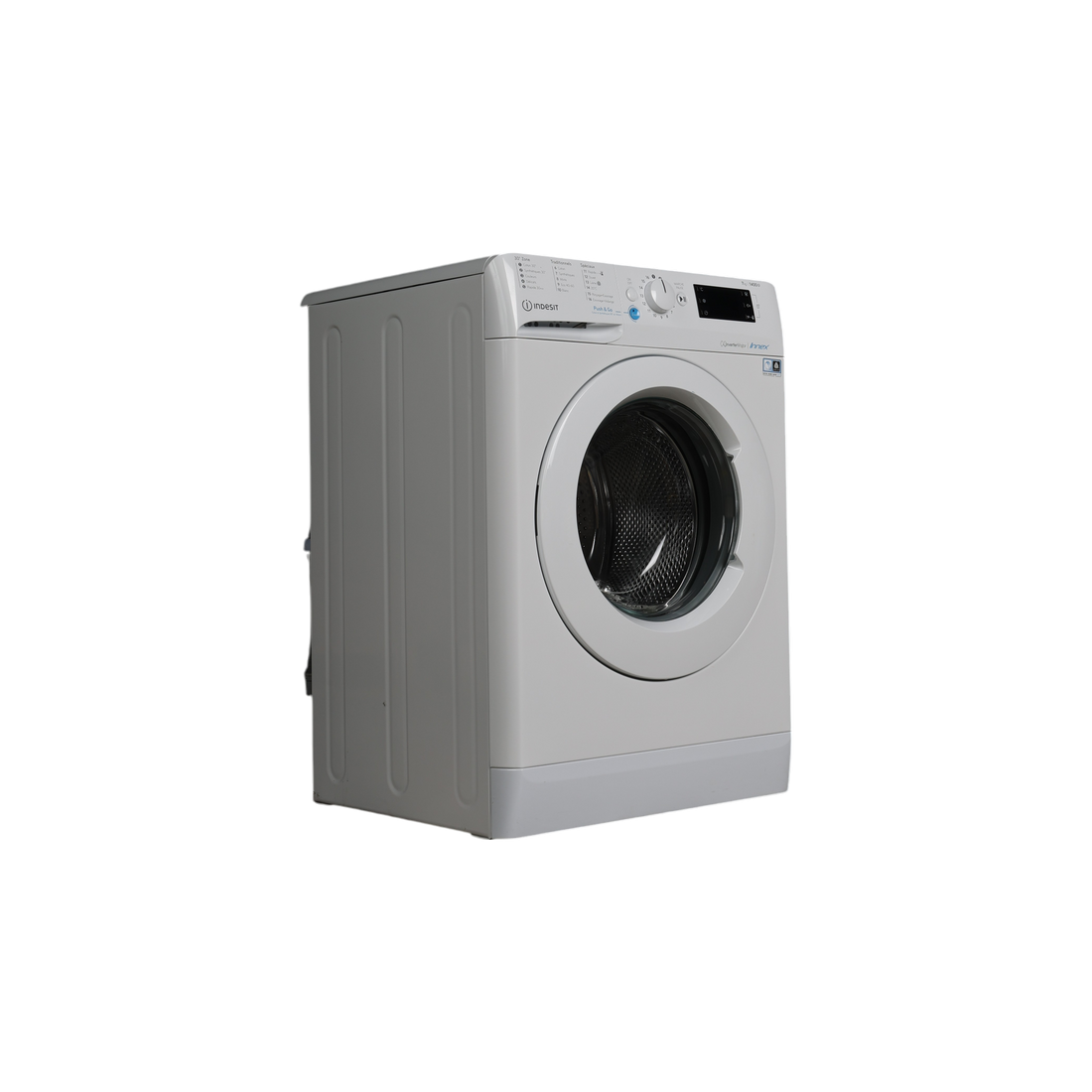 Lave-Linge Hublot 7 kg Reconditionné INDESIT BWE71484XWFRN : vue du côté gauche