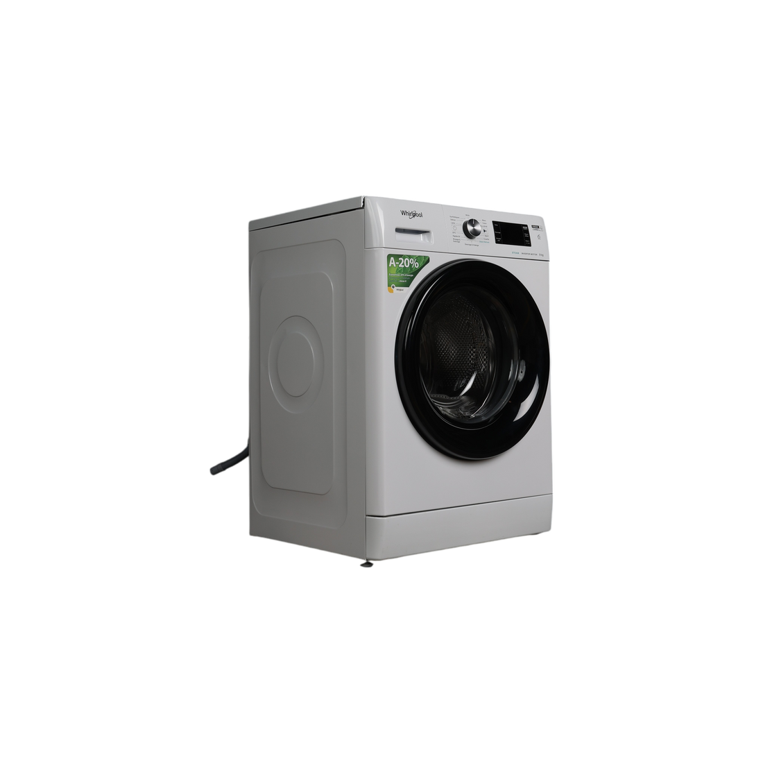Lave-Linge Hublot 9 kg Reconditionné WHIRLPOOL FFBB9489BVFR : vue du côté gauche