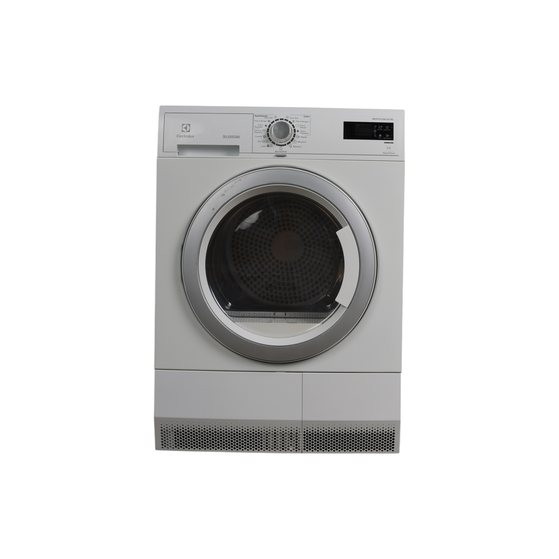 Seche-Linge Pompe À Chaleur 8 kg Reconditionné ELECTROLUX EDH3886GDE : vue de face