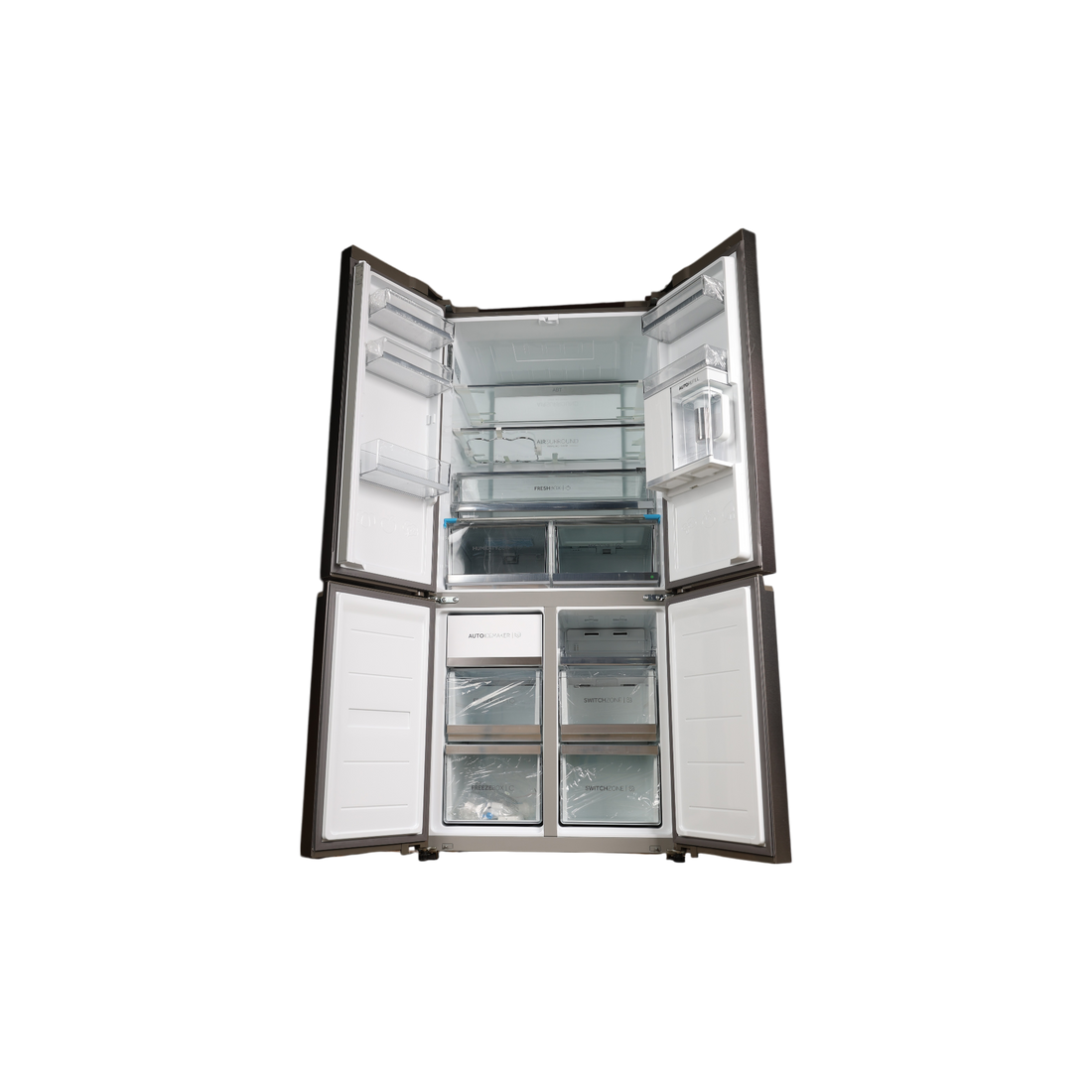 Réfrigérateur Multi-Portes 536 L Reconditionné HAIER HCW7819EHMP : vue de l'intérieur