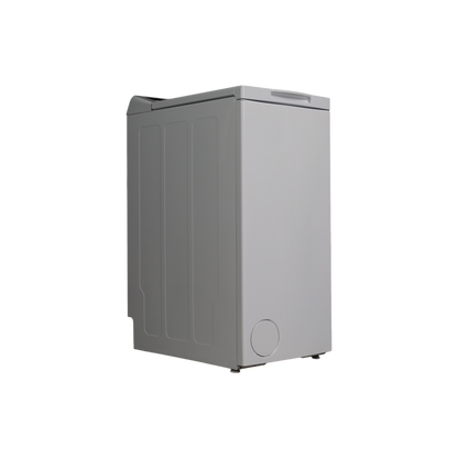 Lave-Linge Top 6 kg Reconditionné INDESIT BTWS60400FR/N : vue du côté gauche