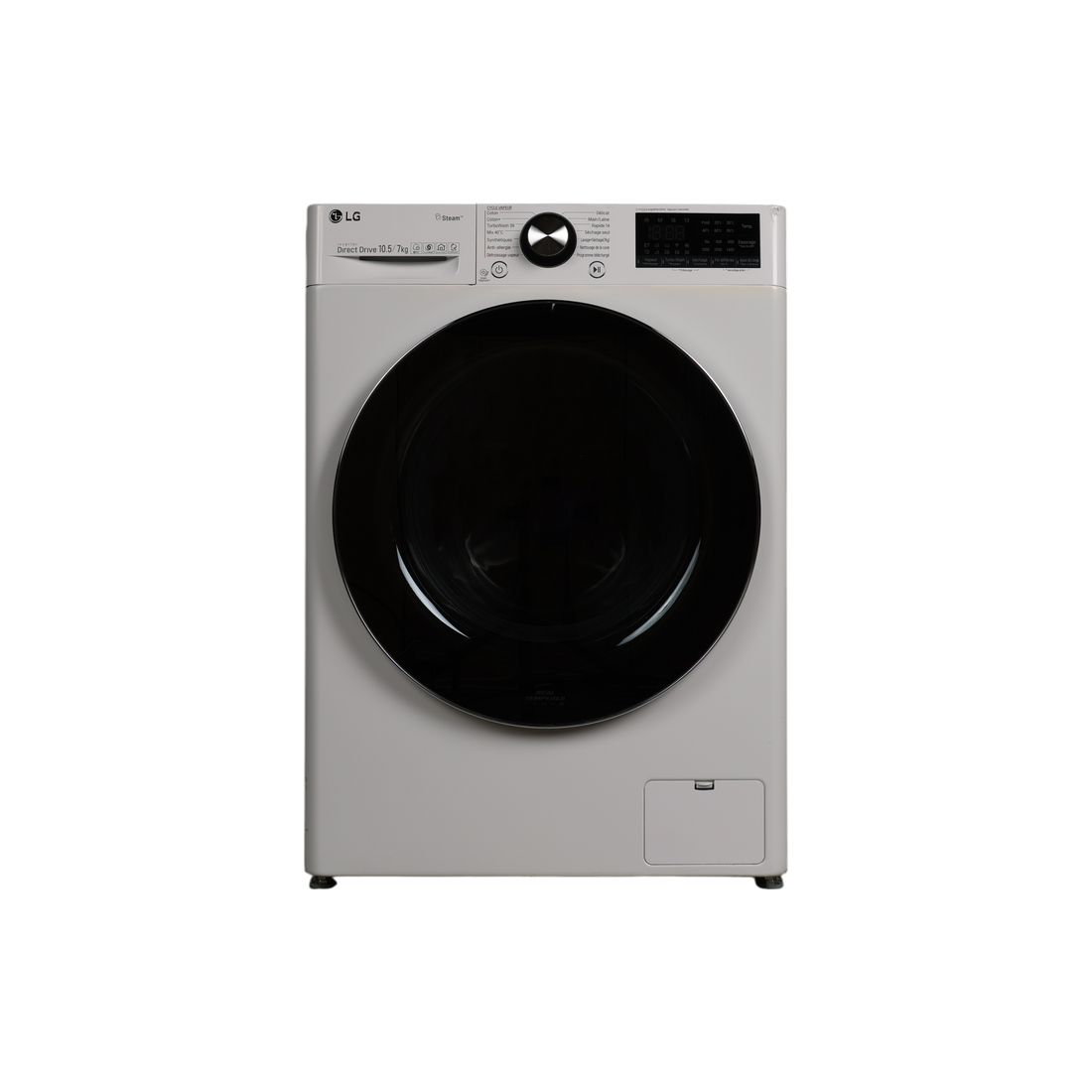 Lave-Linge Sechant 10.5 kg Reconditionné LG F174V92WRH : vue de face