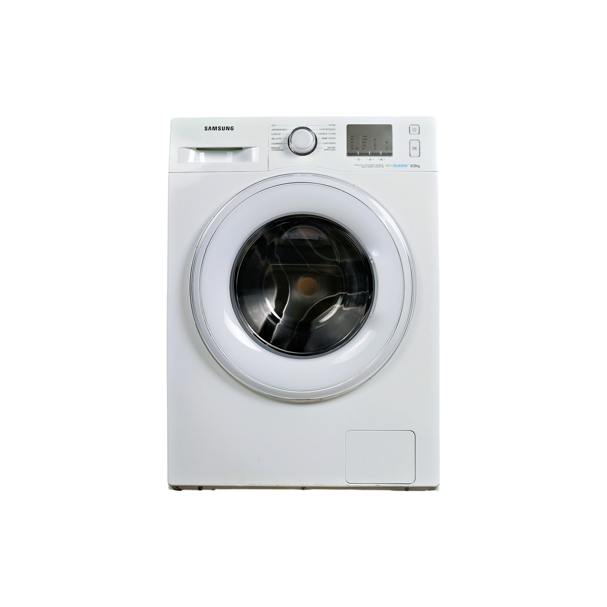 Lave-Linge Hublot 8 kg Reconditionné SAMSUNG WW80J5555DA : vue de face