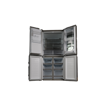 Réfrigérateur Multi-Portes 508 L Reconditionné LG GMX844BS6F : vue de l'intérieur
