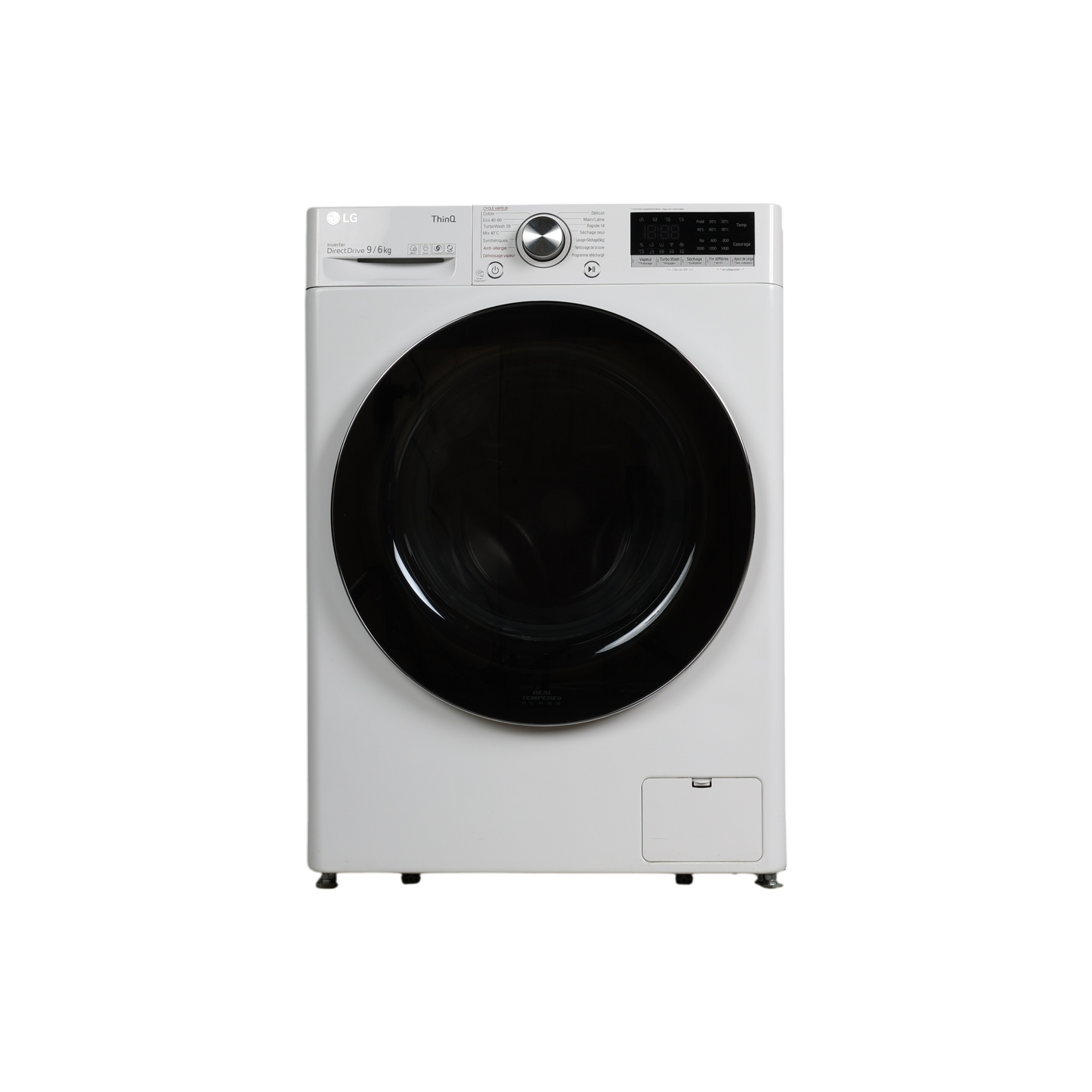 Lave-Linge Sechant 9 kg Reconditionné LG F964V72WRHT : vue de face