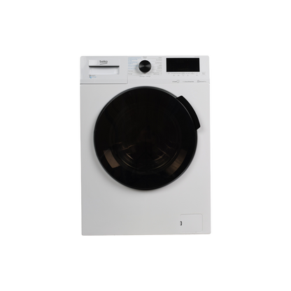 Lave-Linge Sechant 7 kg Reconditionné BEKO HTE7614YBST : vue de face