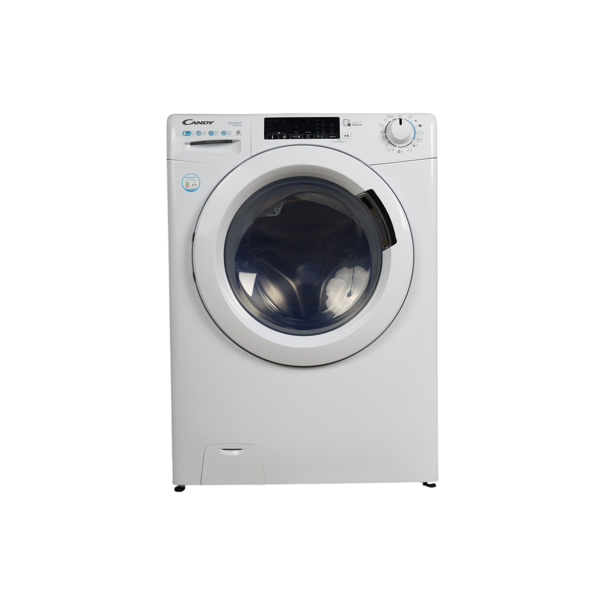 Lave-Linge Hublot 8 kg Reconditionné CANDY CSWS485TWME/1-S : vue de face