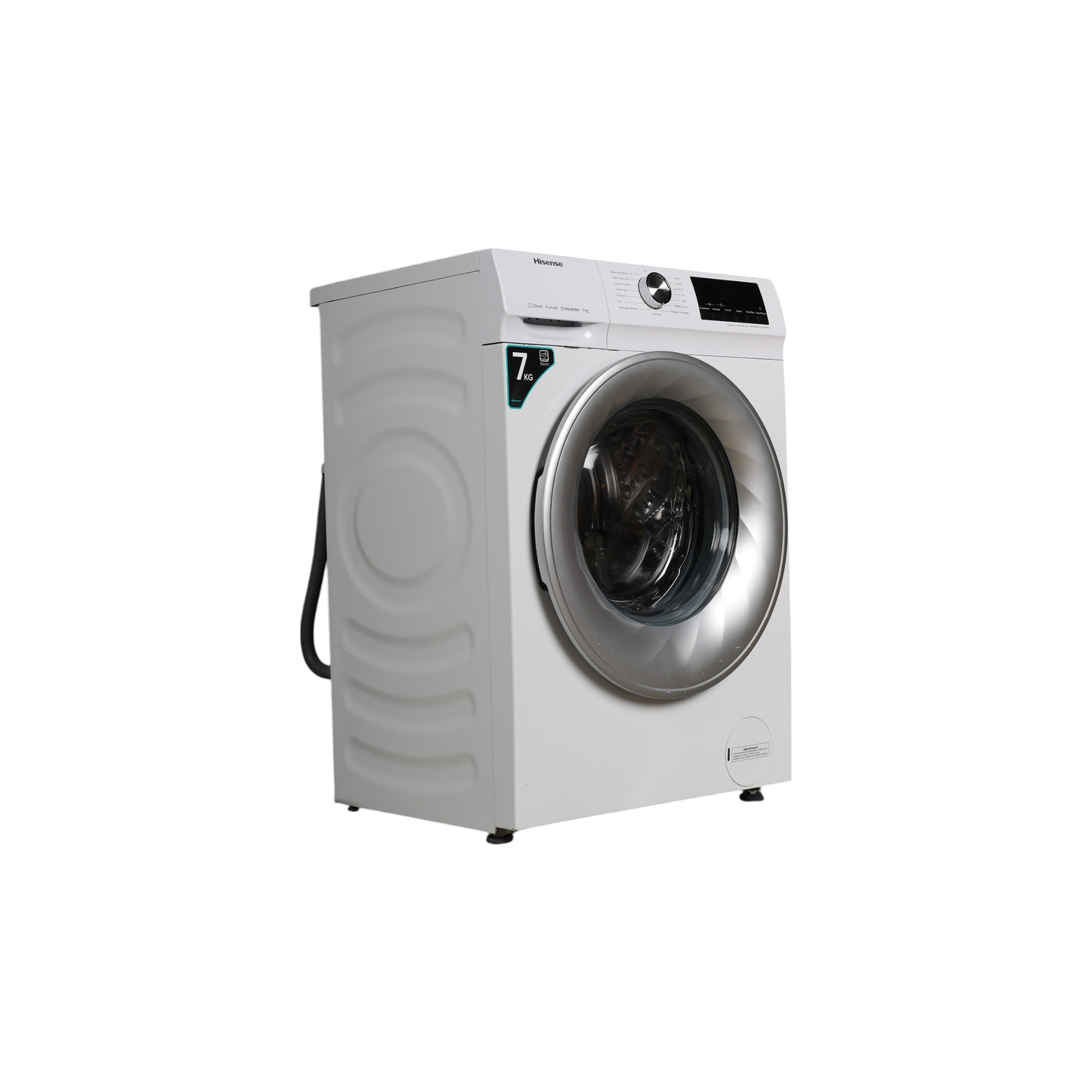 Lave-Linge Hublot 7 kg Reconditionné HISENSE WFQY7014EVJM : vue du côté gauche